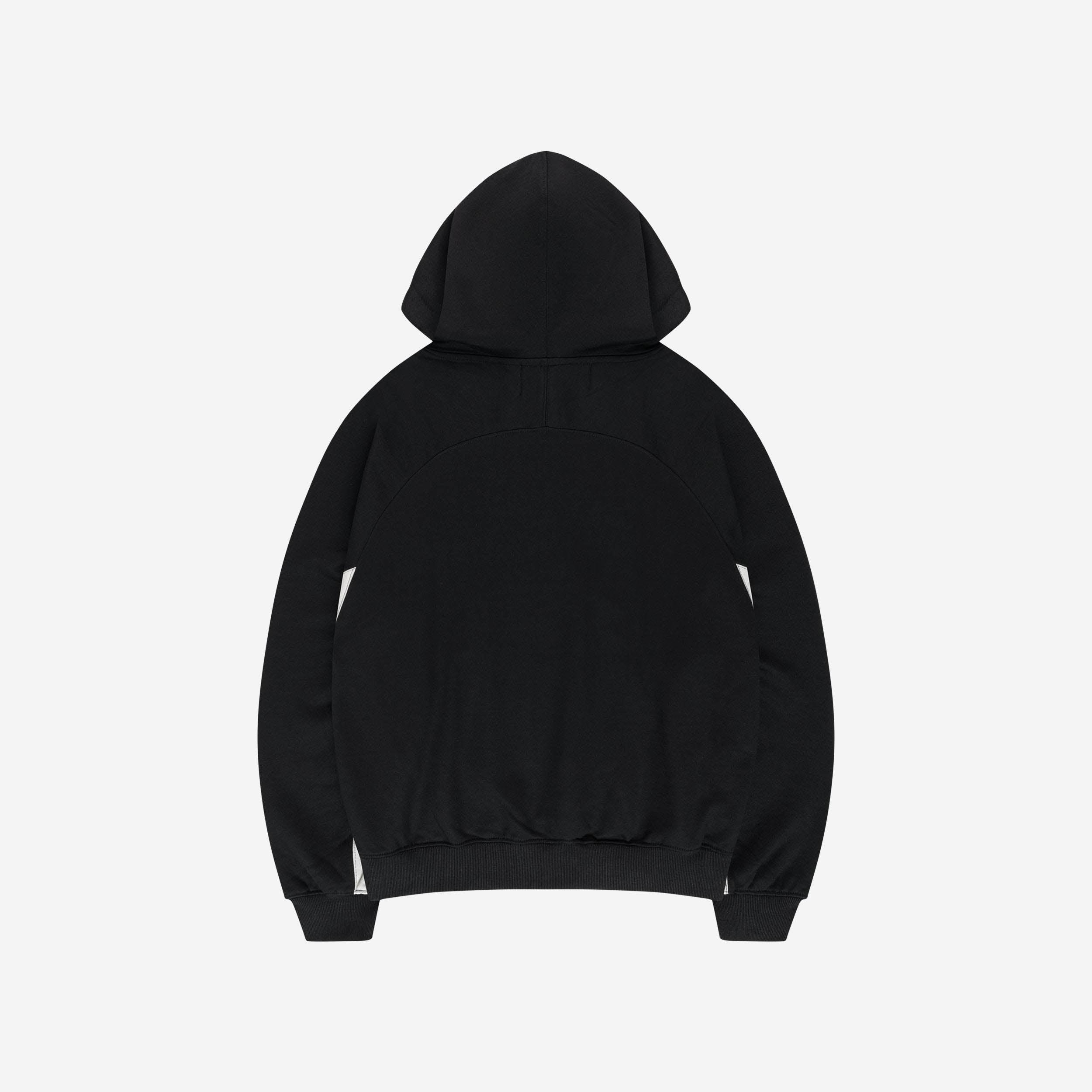 PANEL HOODIE BLACK