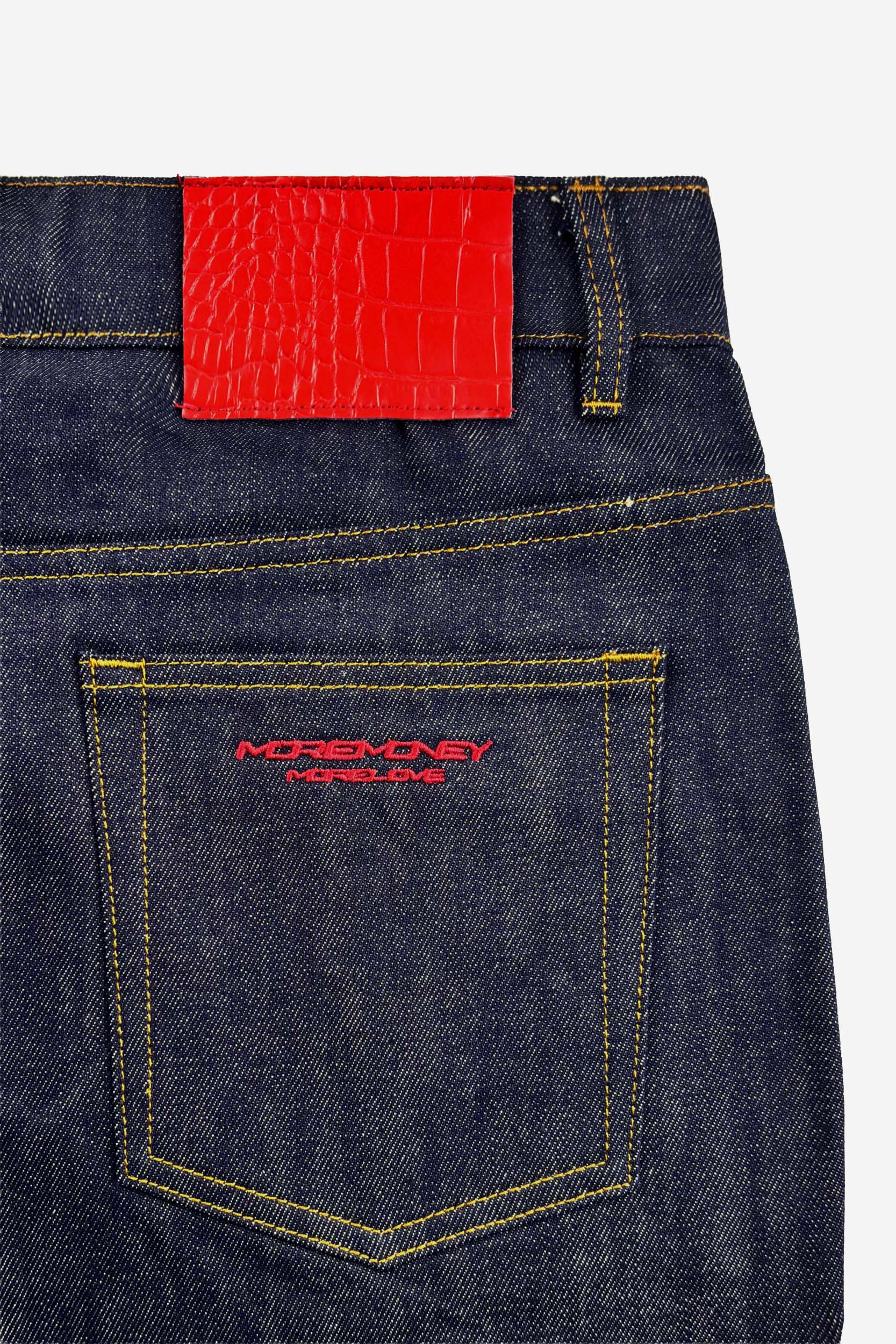 BASE JORTS RAW BLUE