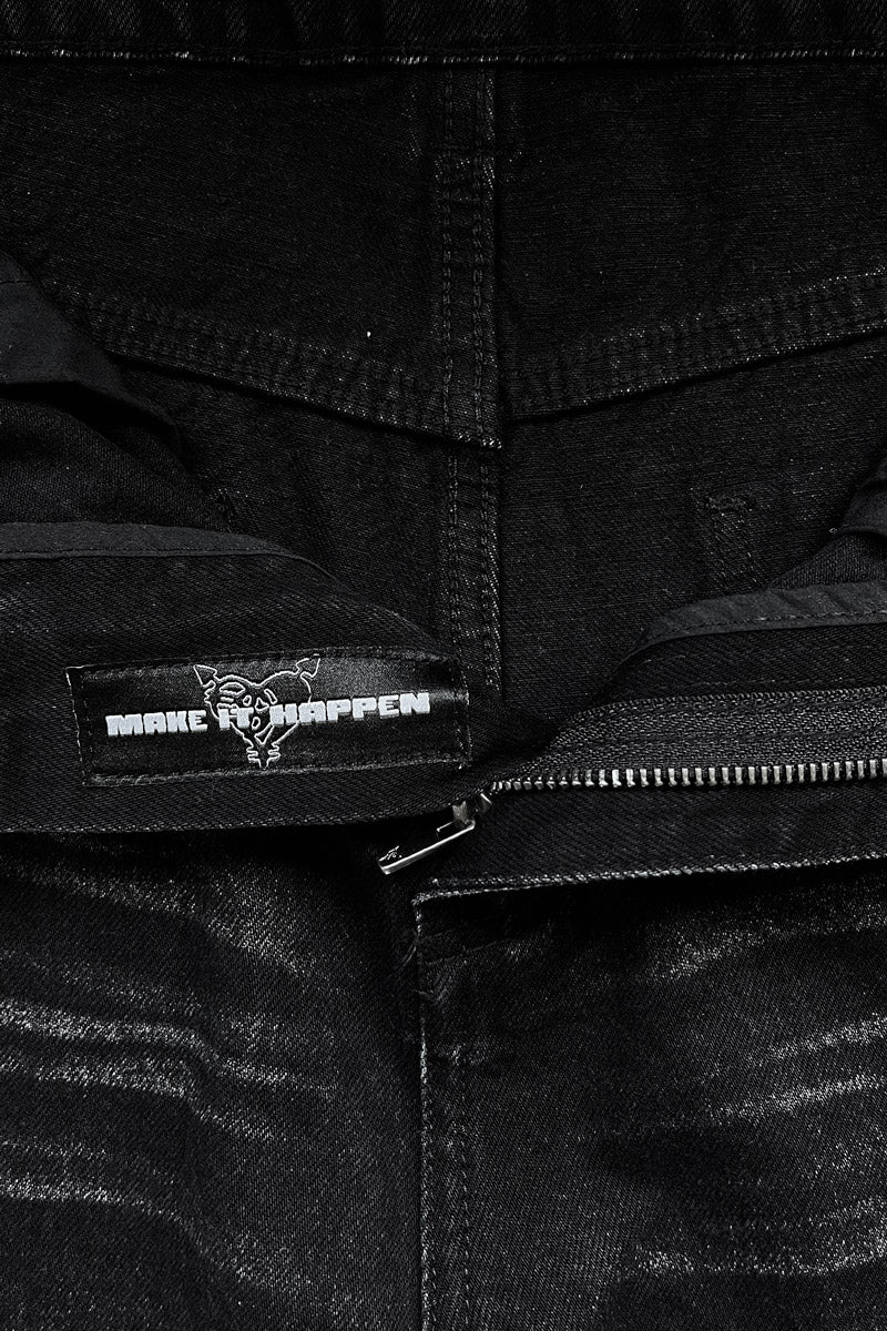 DISTINCTIVE JORTS BLACK