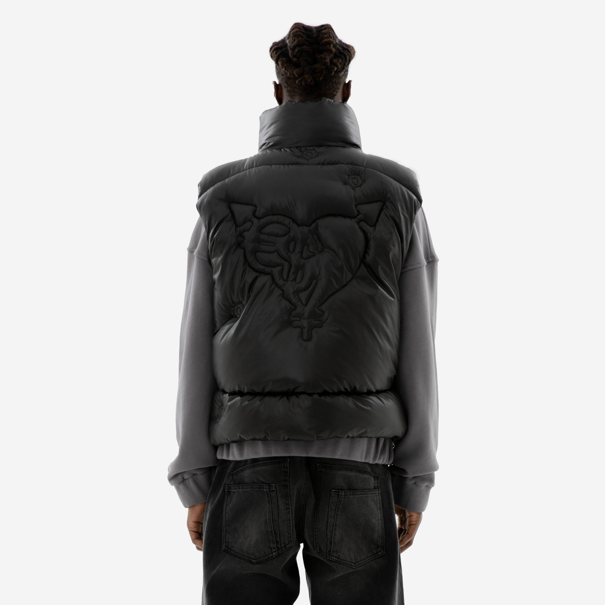 THE PUFFA VEST BLACK