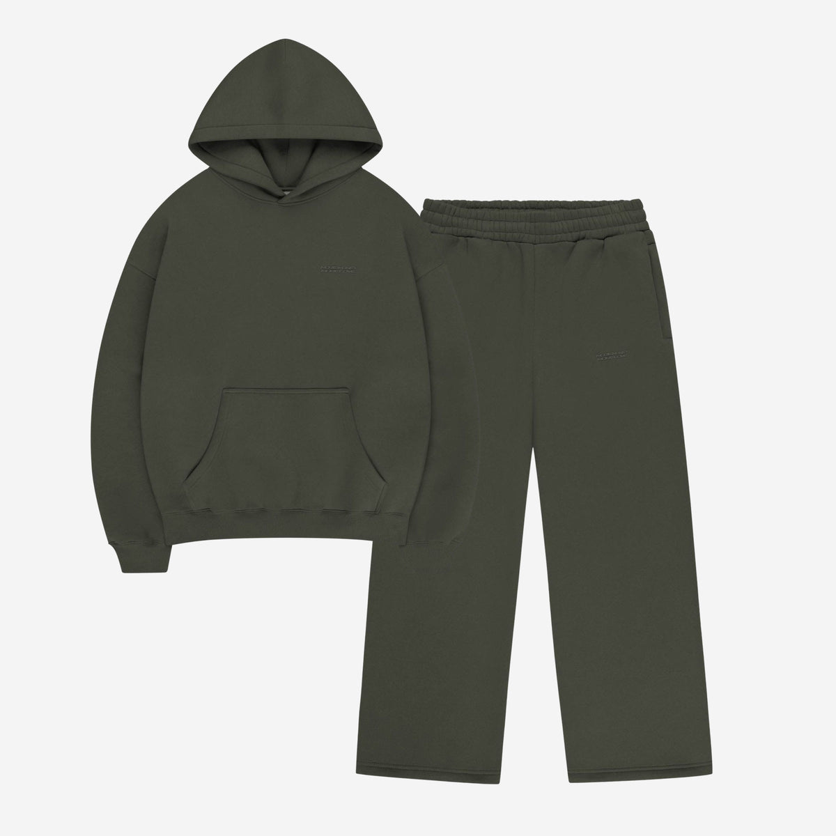 CLOUDS HOODIE + JOGGER OLIVE