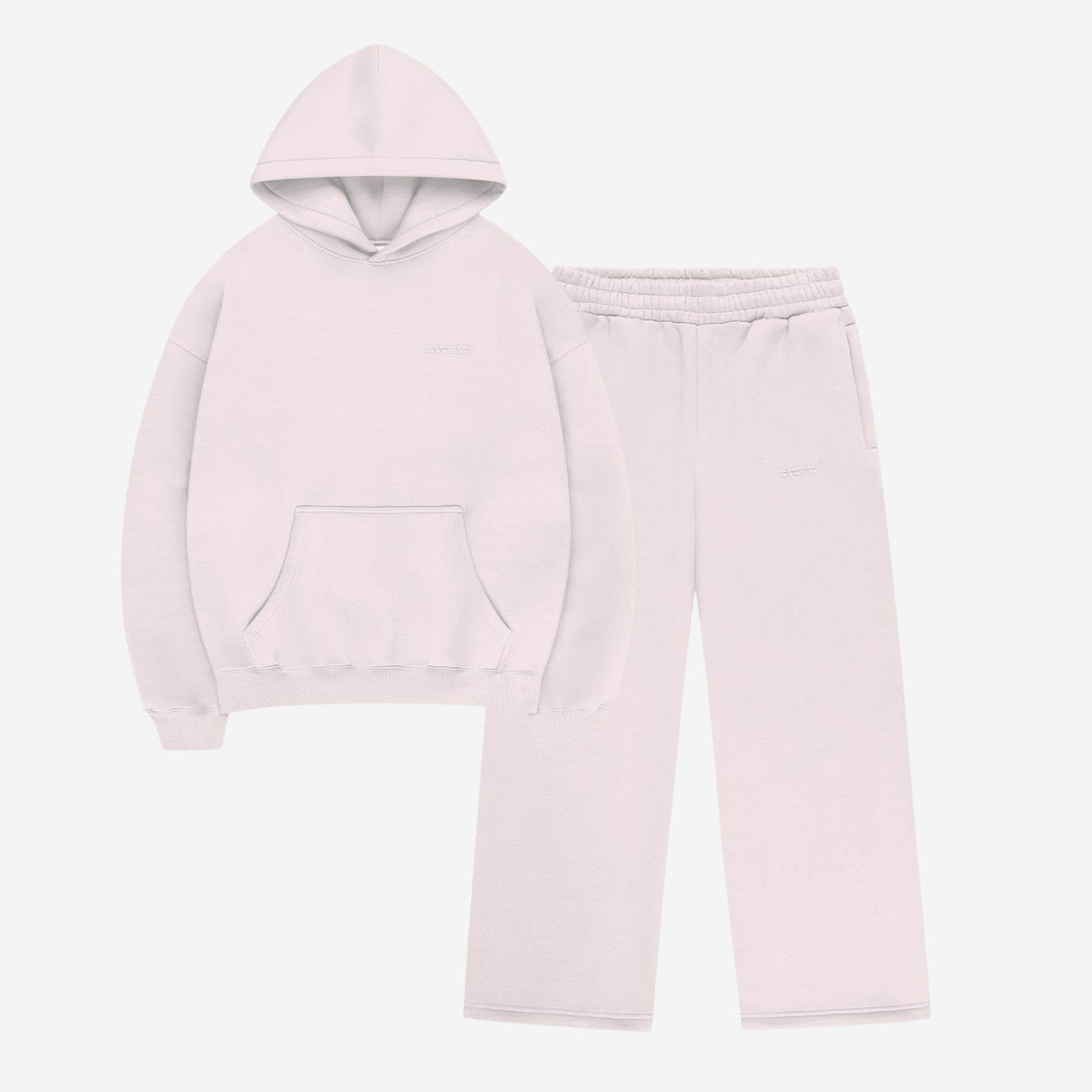 CLOUDS HOODIE + JOGGER PINK