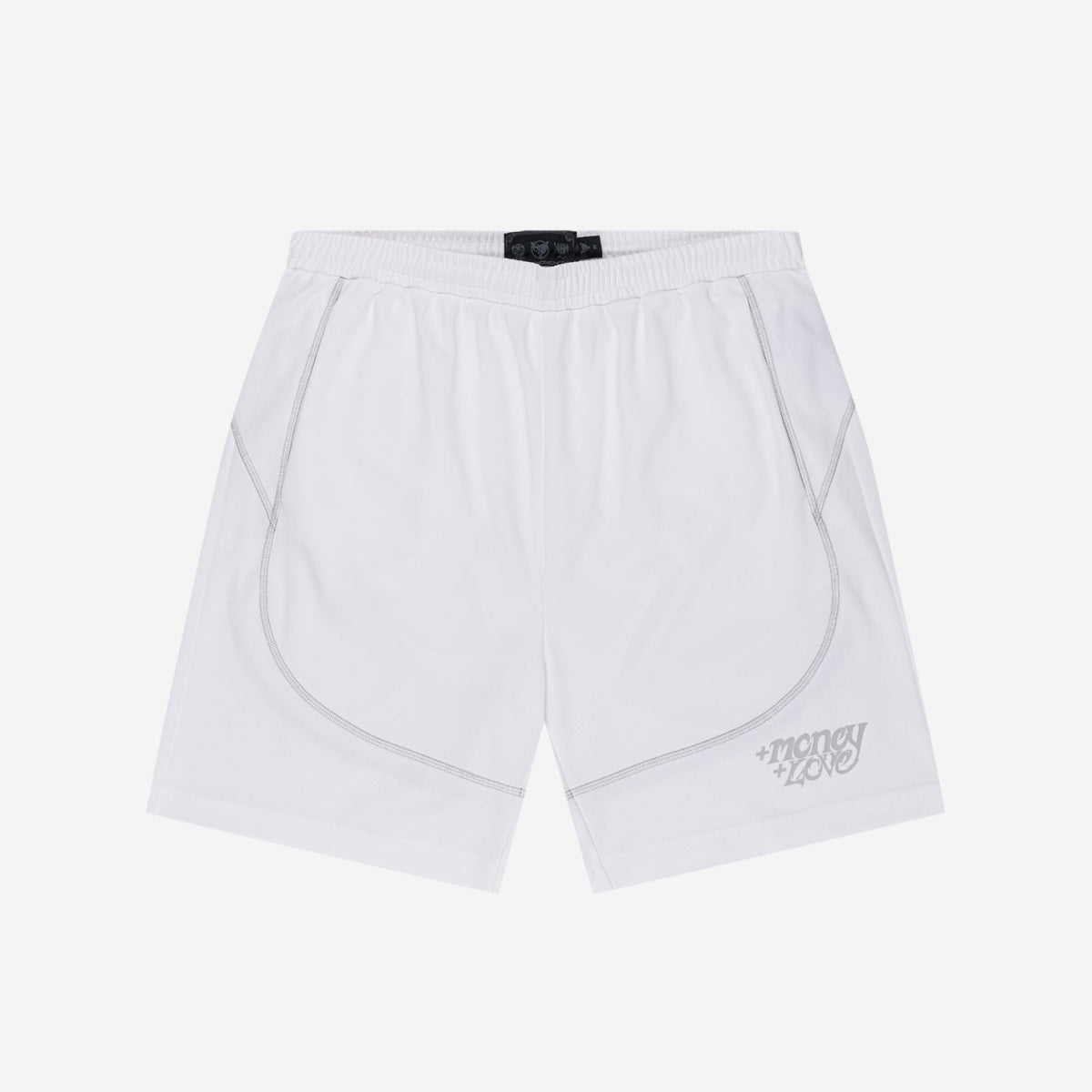 FLATLOCK SHORTS WHITE