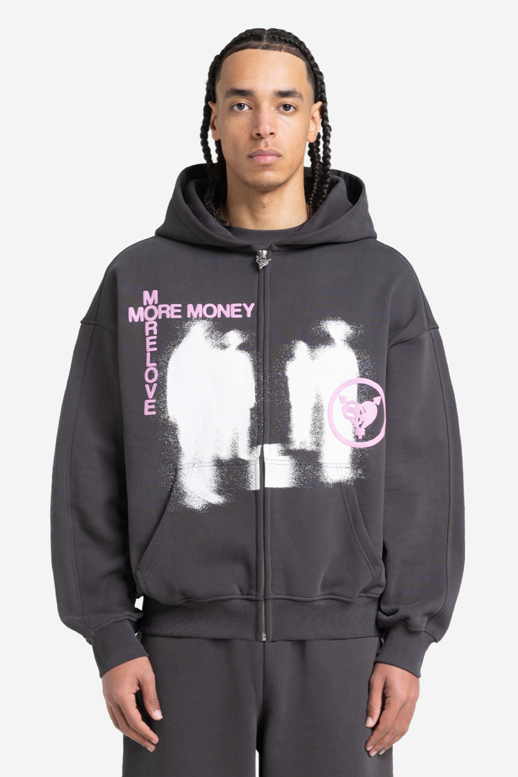 LOST BOND ZIP DARK GREY