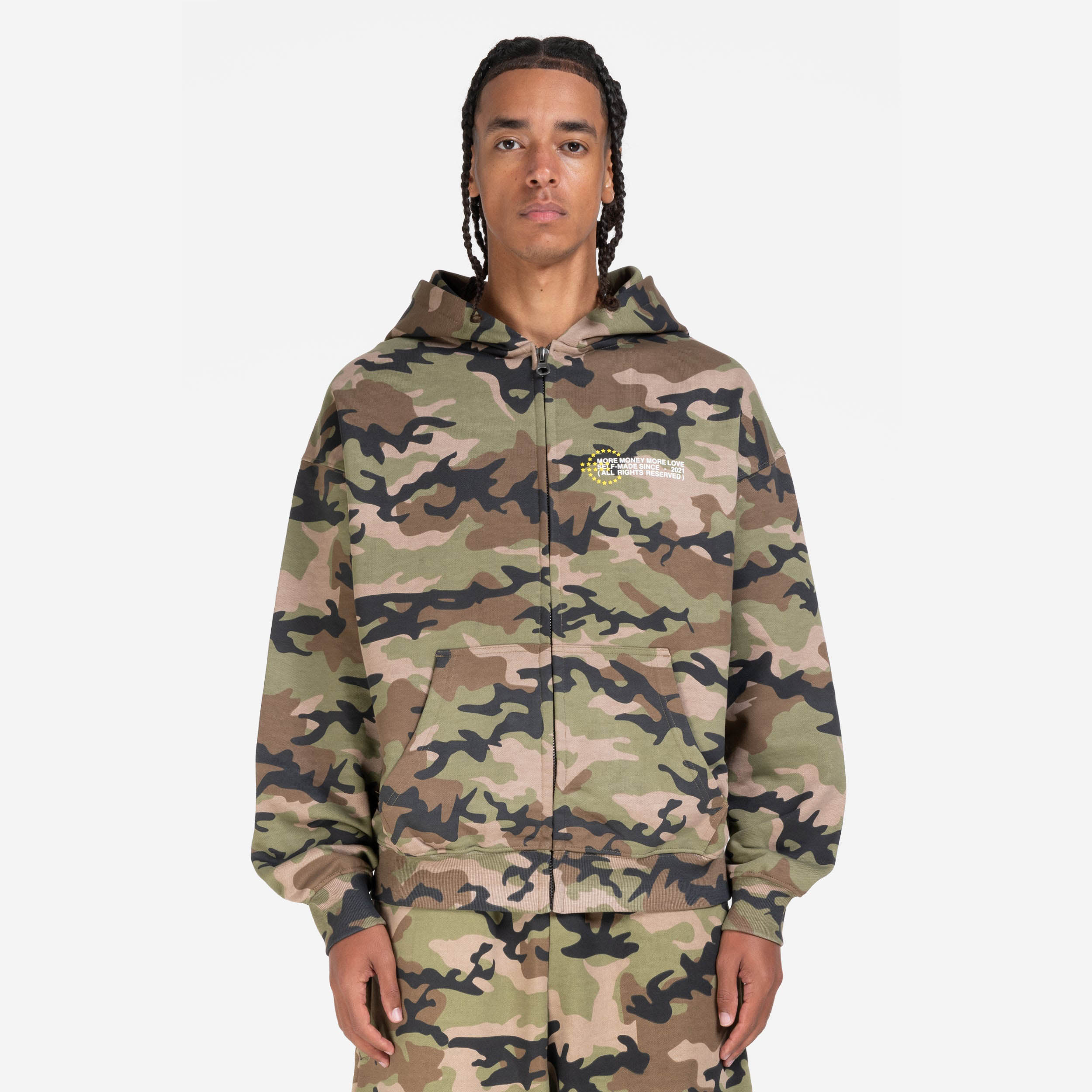 PROFIT ZIP HOODIE CAMO