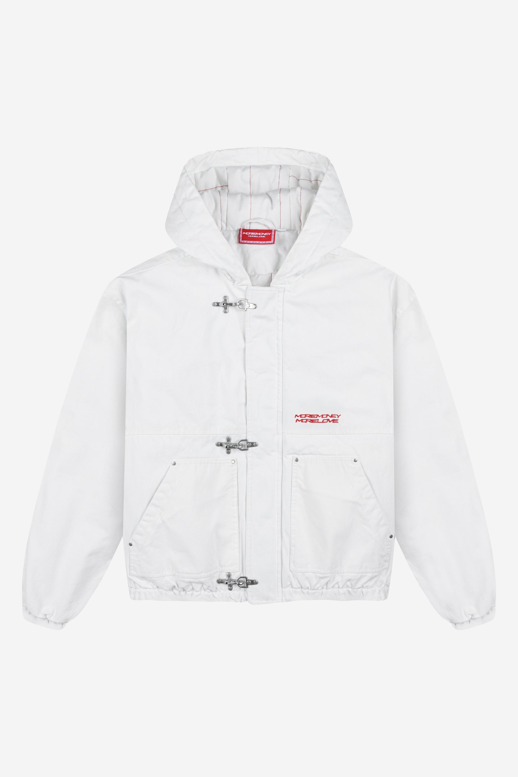 UTILITY CANVAS JACKET WHITE DUST