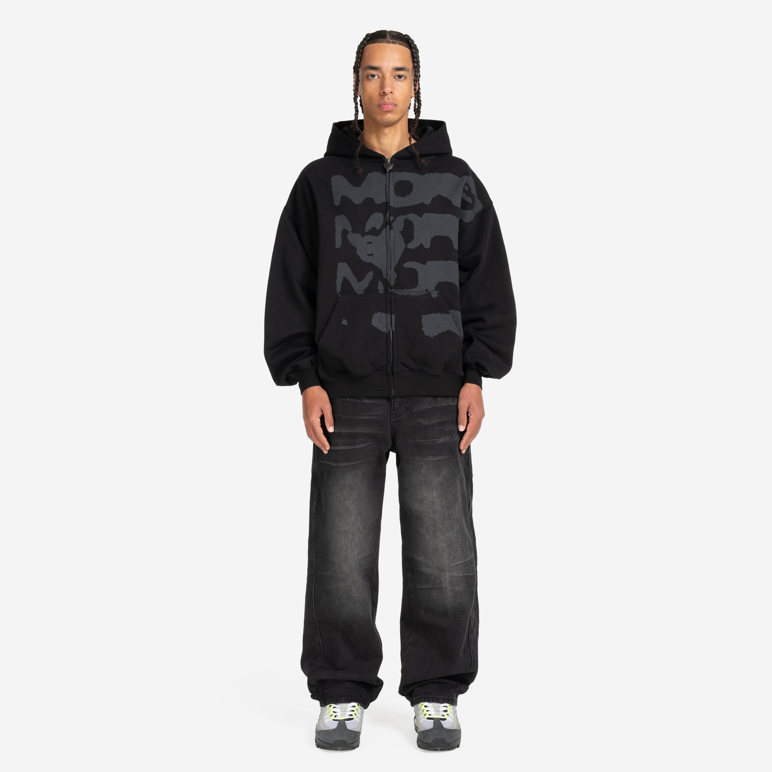 RADIANT CASH ZIP ALL BLACK