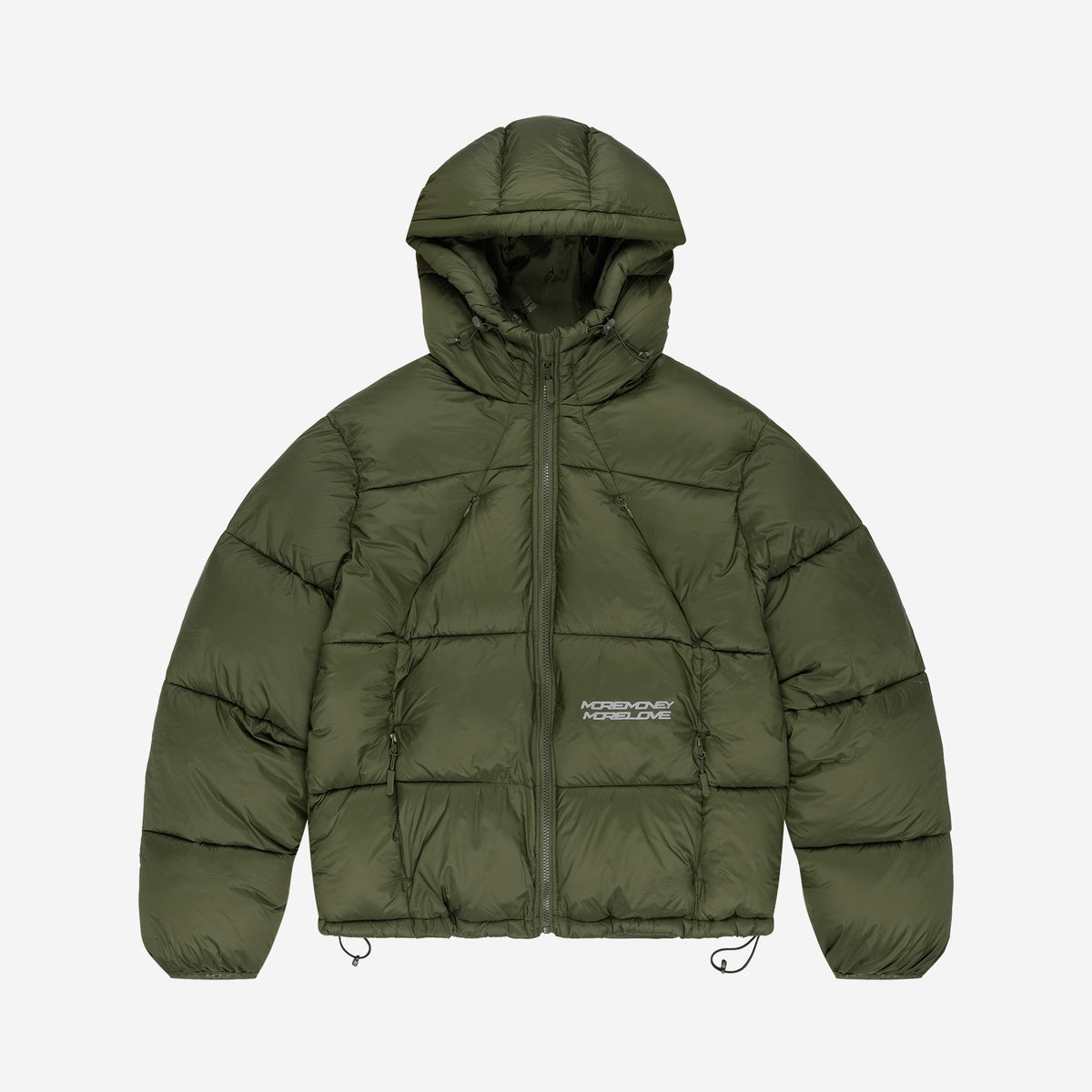 MORE MONEY BIG PUFFER OLIVE