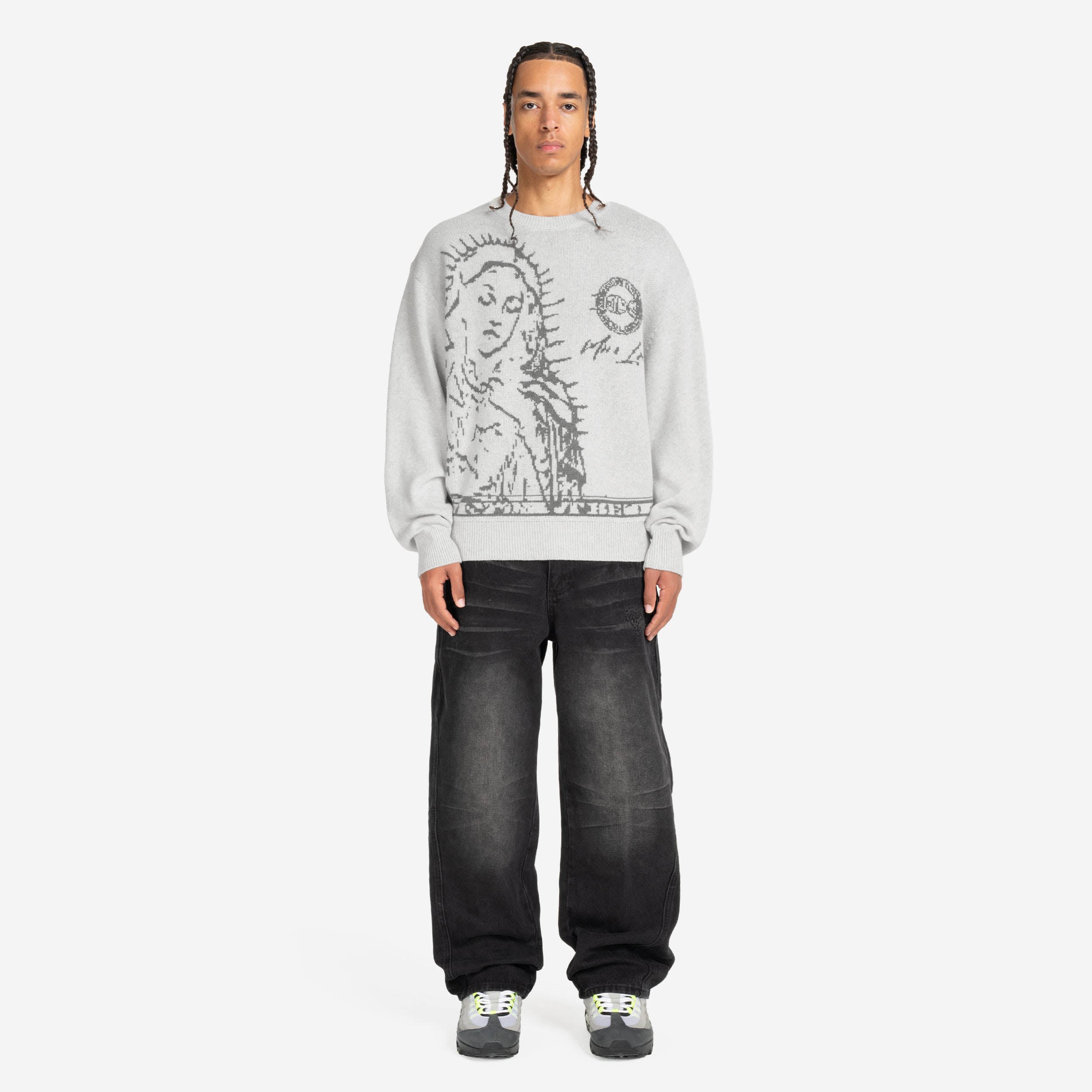 MORE BLESSINGS KNIT GREY