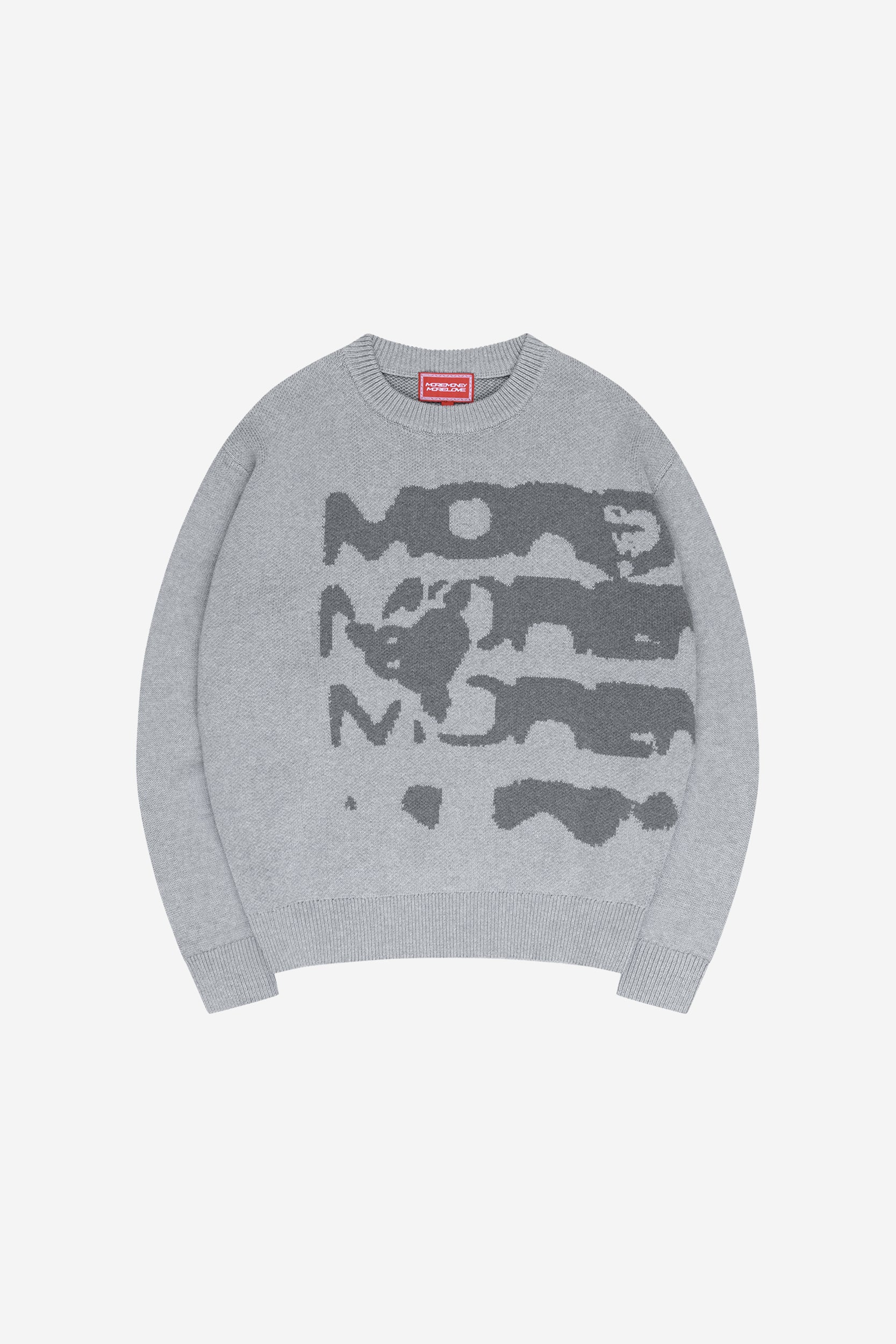 RADIANT CASH KNIT DARK GREY MELANGE + UTILITY DENIM CONCRETE GREY