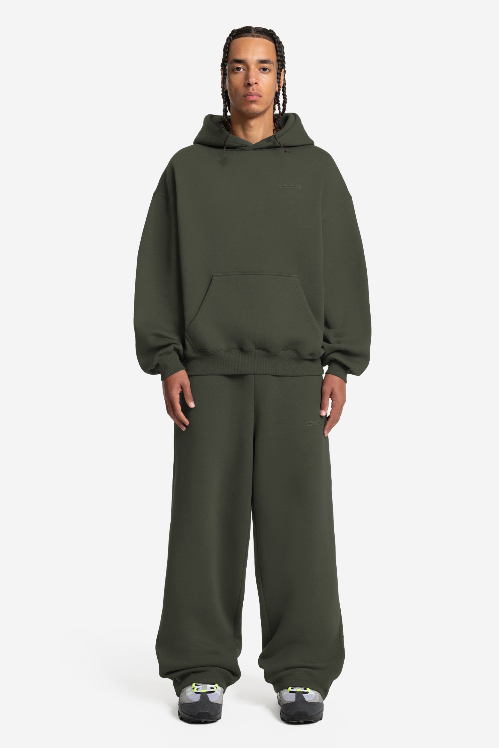 CLOUDS HOODIE OLIVE