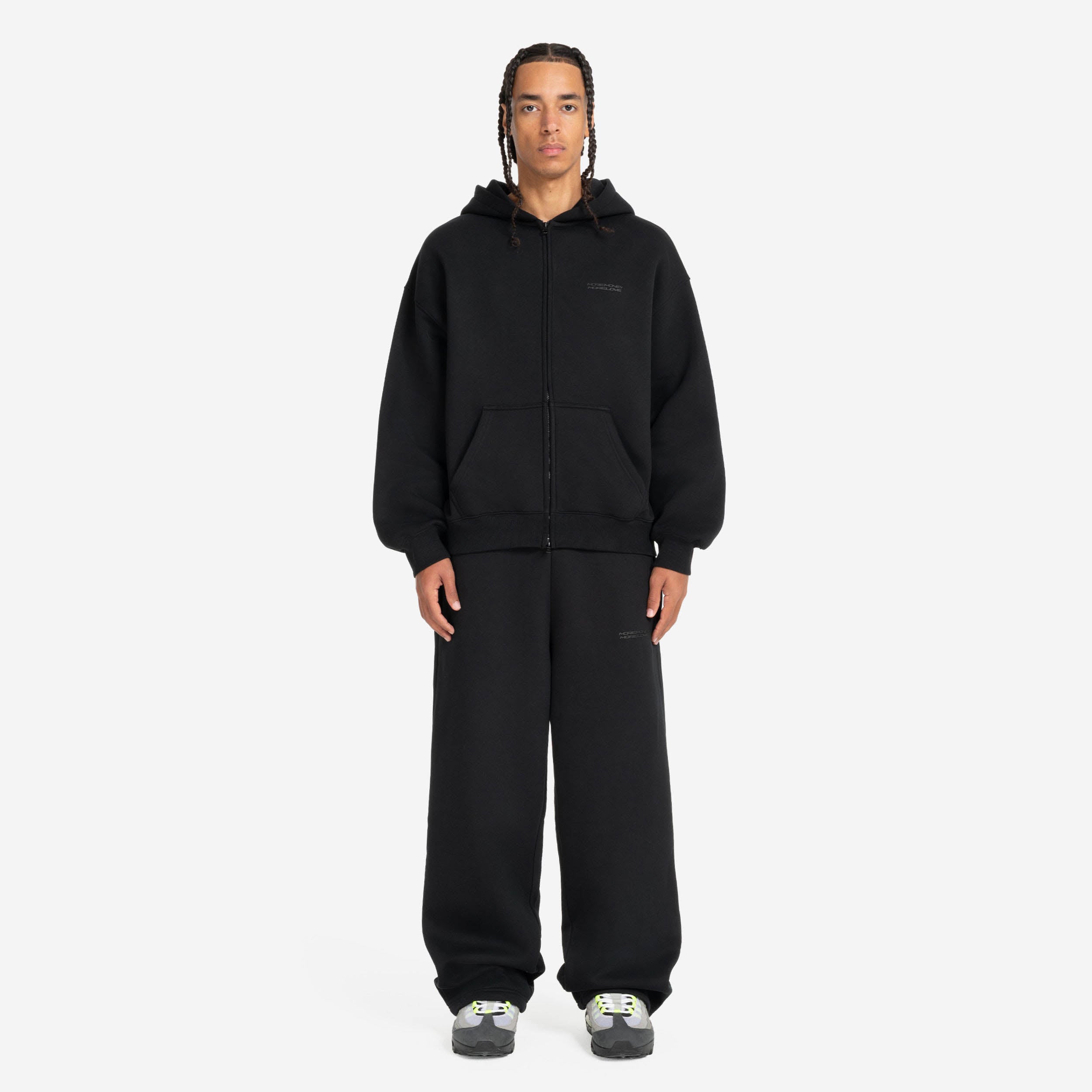 CLOUDS ZIP BLACK