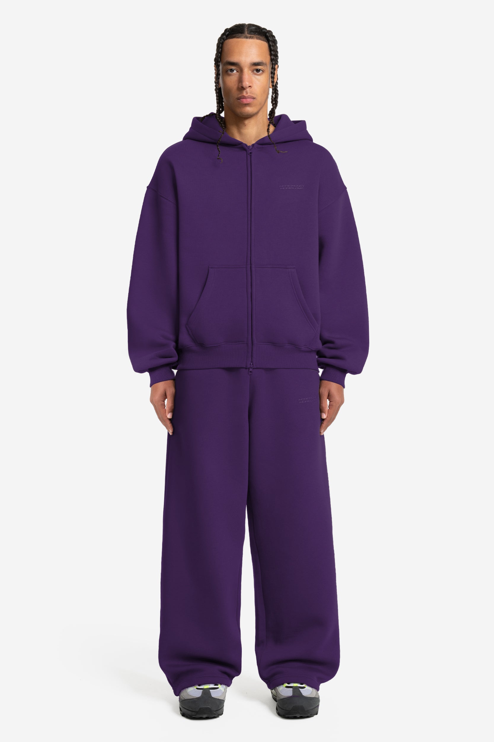 CLOUDS ZIP + JOGGER PURPLE