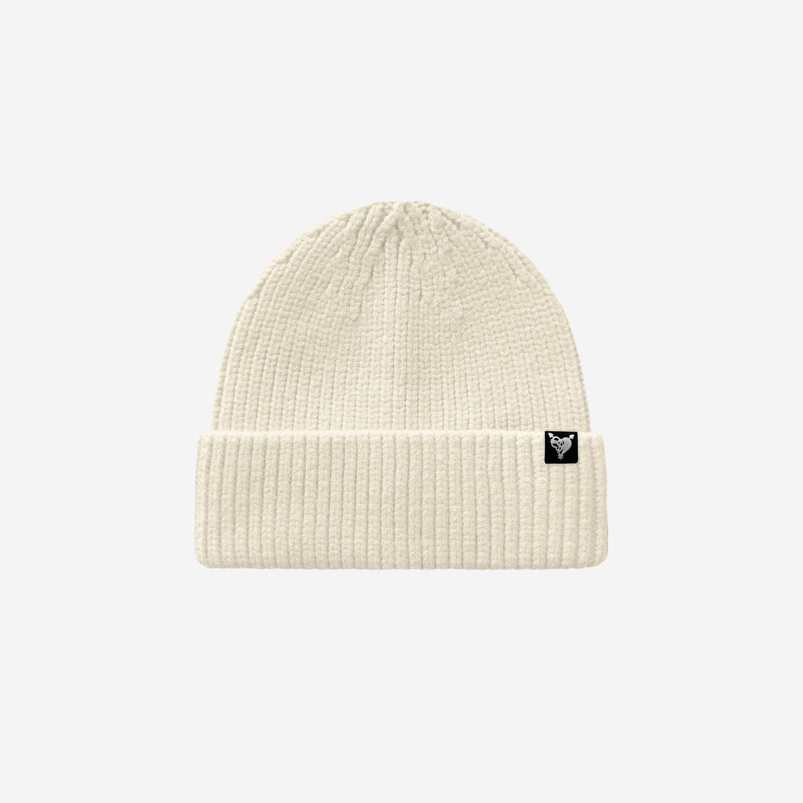 RIB KNIT BEANIE CREAM