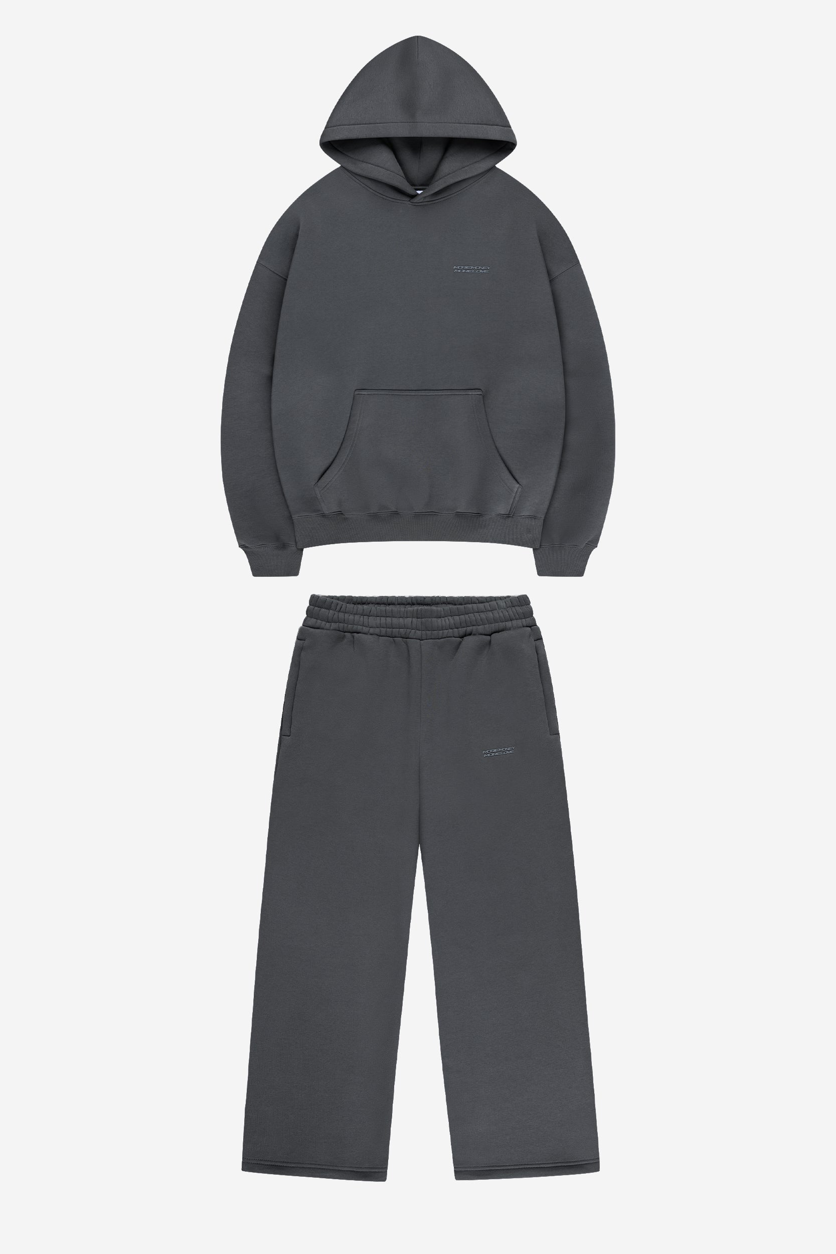 CLOUDS HOODIE DARK GREY + CLOUDS JOGGER DARK GREY