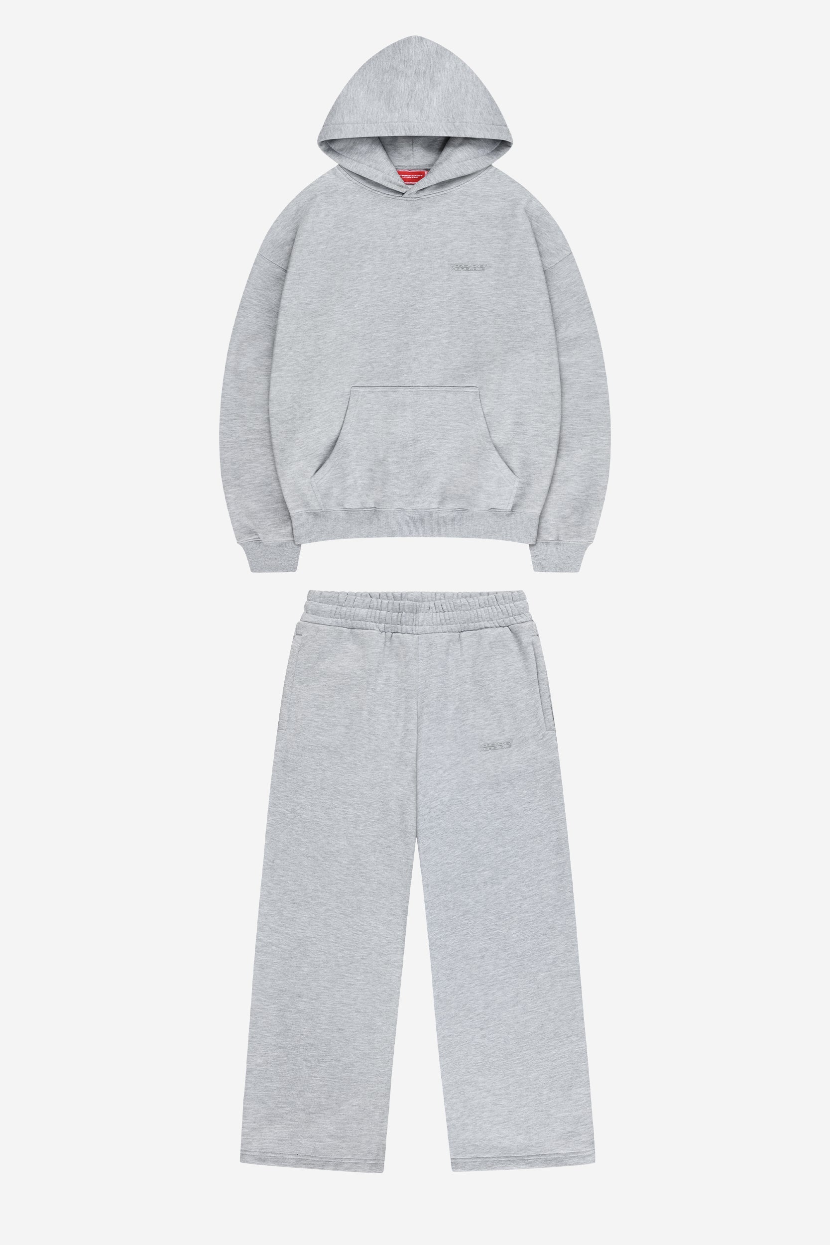 CLOUDS HOODIE + JOGGER GREY MELANGE