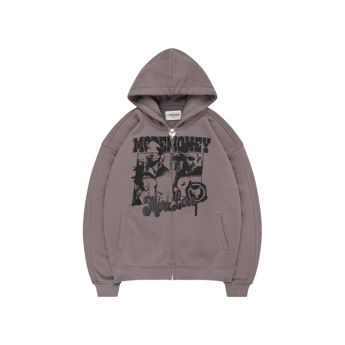 IDENTIFICATION ZIP DARK GREY