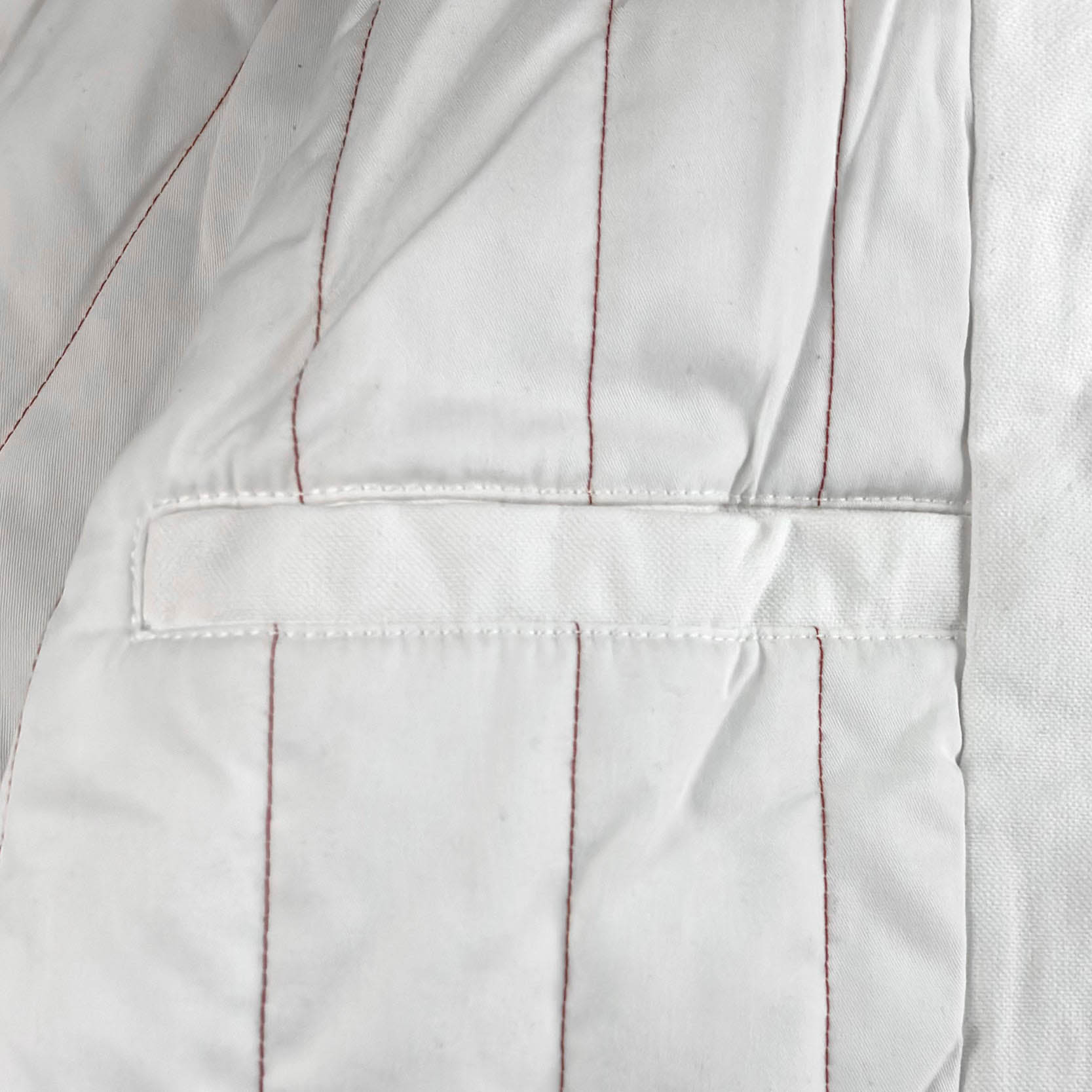 UTILITY CANVAS JACKET WHITE DUST