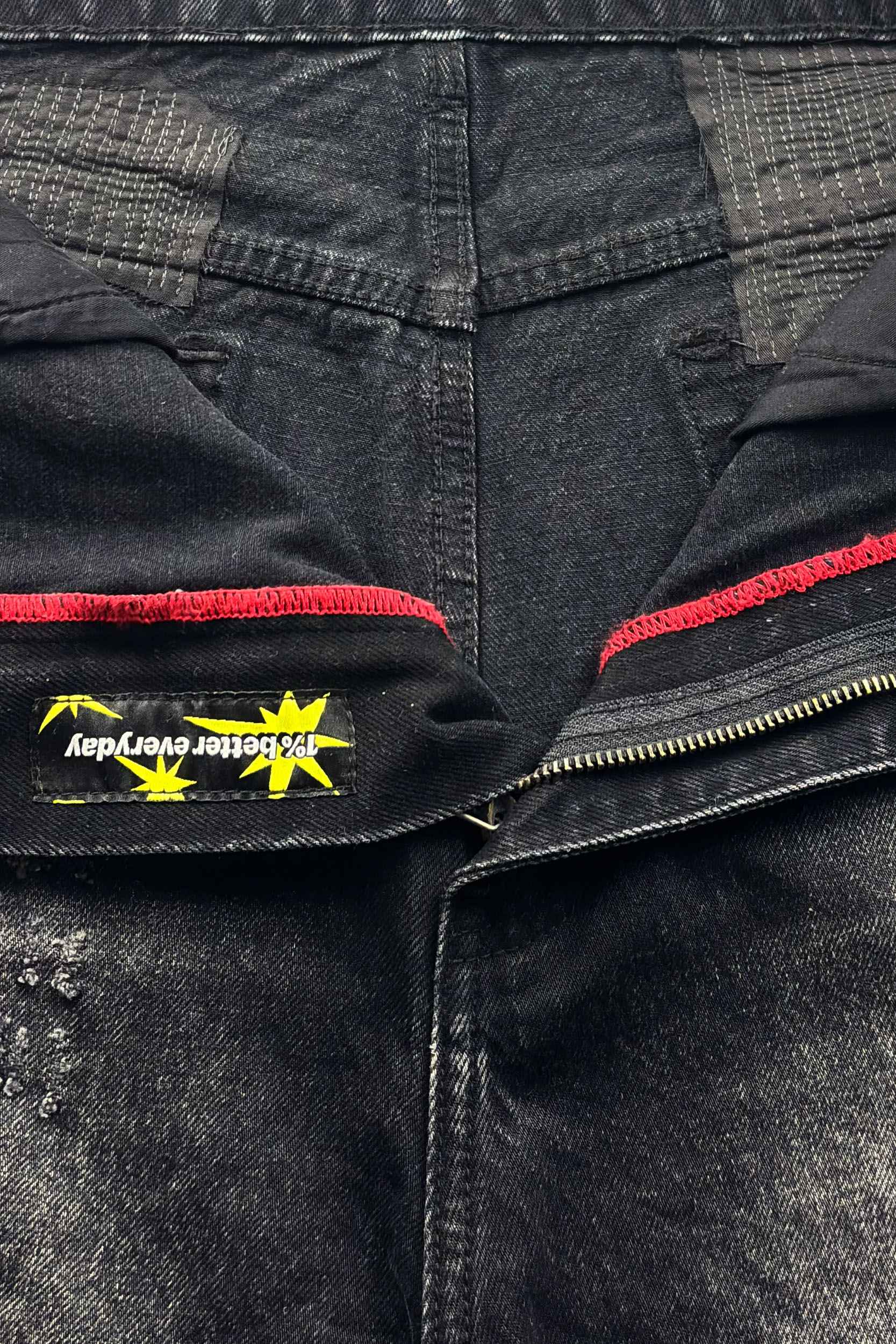 REPAIR DENIM BLACK IRON