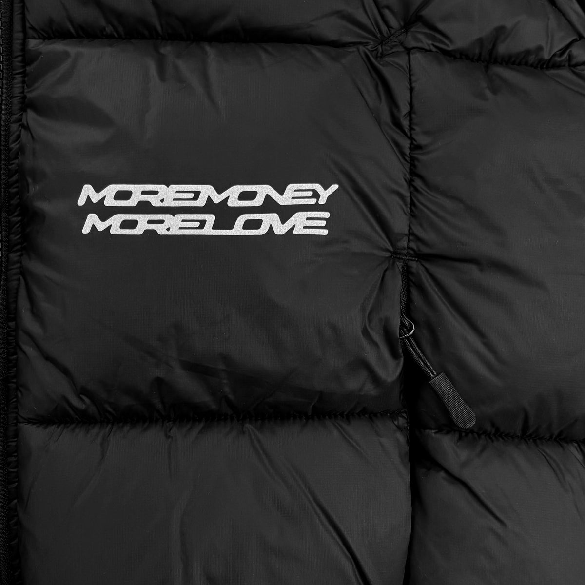 MORE MONEY BIG PUFFER BLACK