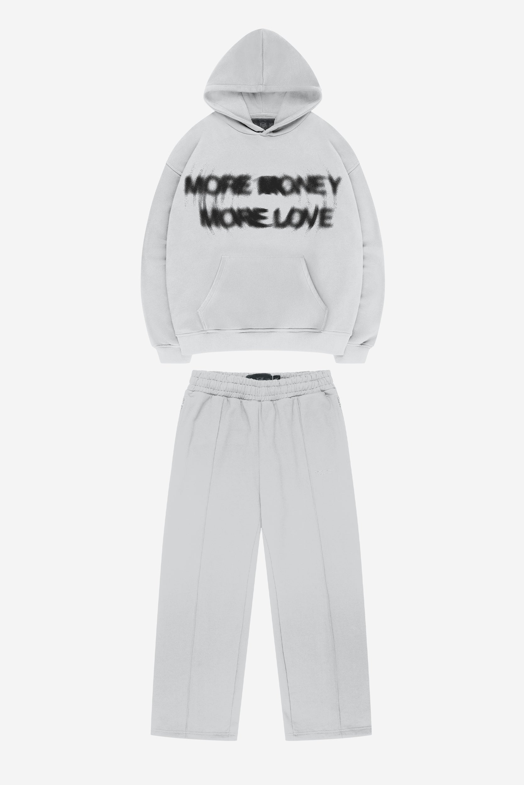 LUCID SIGHT HOODIE LIGHT GREY + BASE JOGGER LIGHT GREY