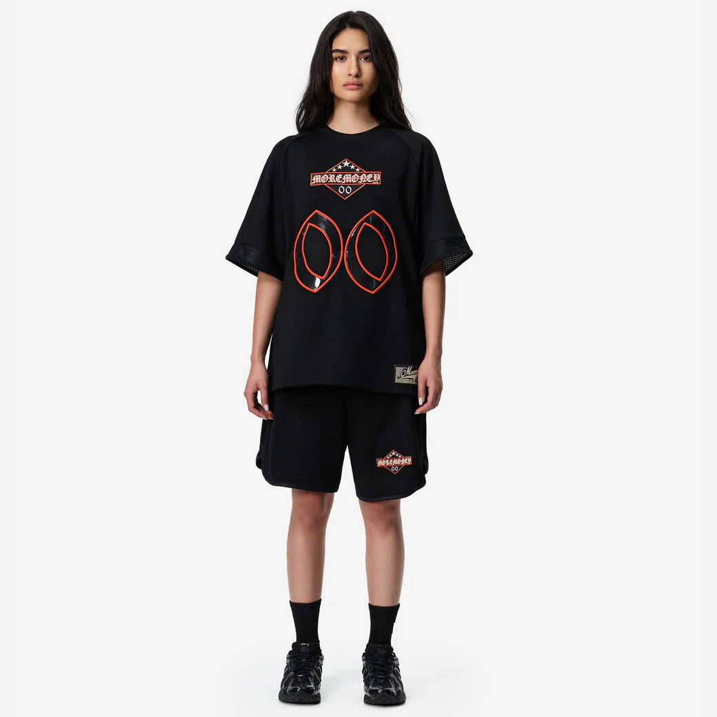 MORE MONEY MESH JERSEY BLACK