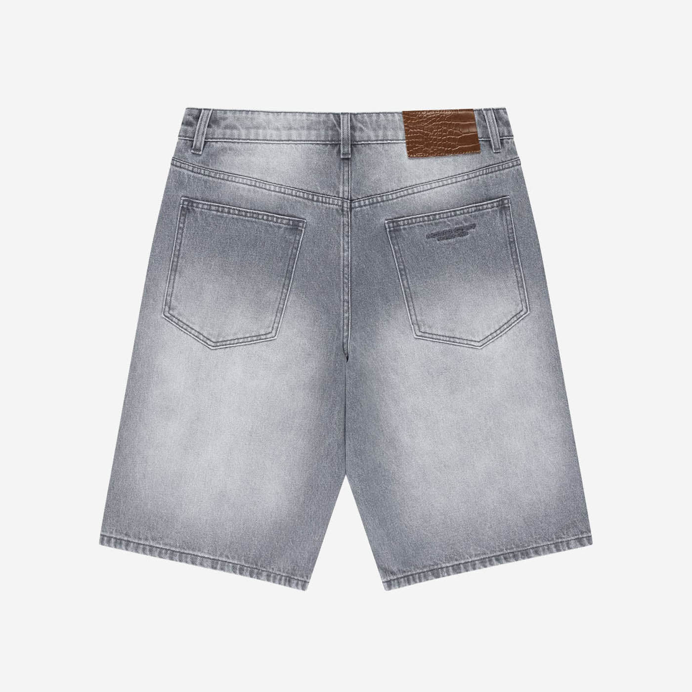 DOUBLE JORTS - BASE JORTS LIGHT GREY + RAW BLUE