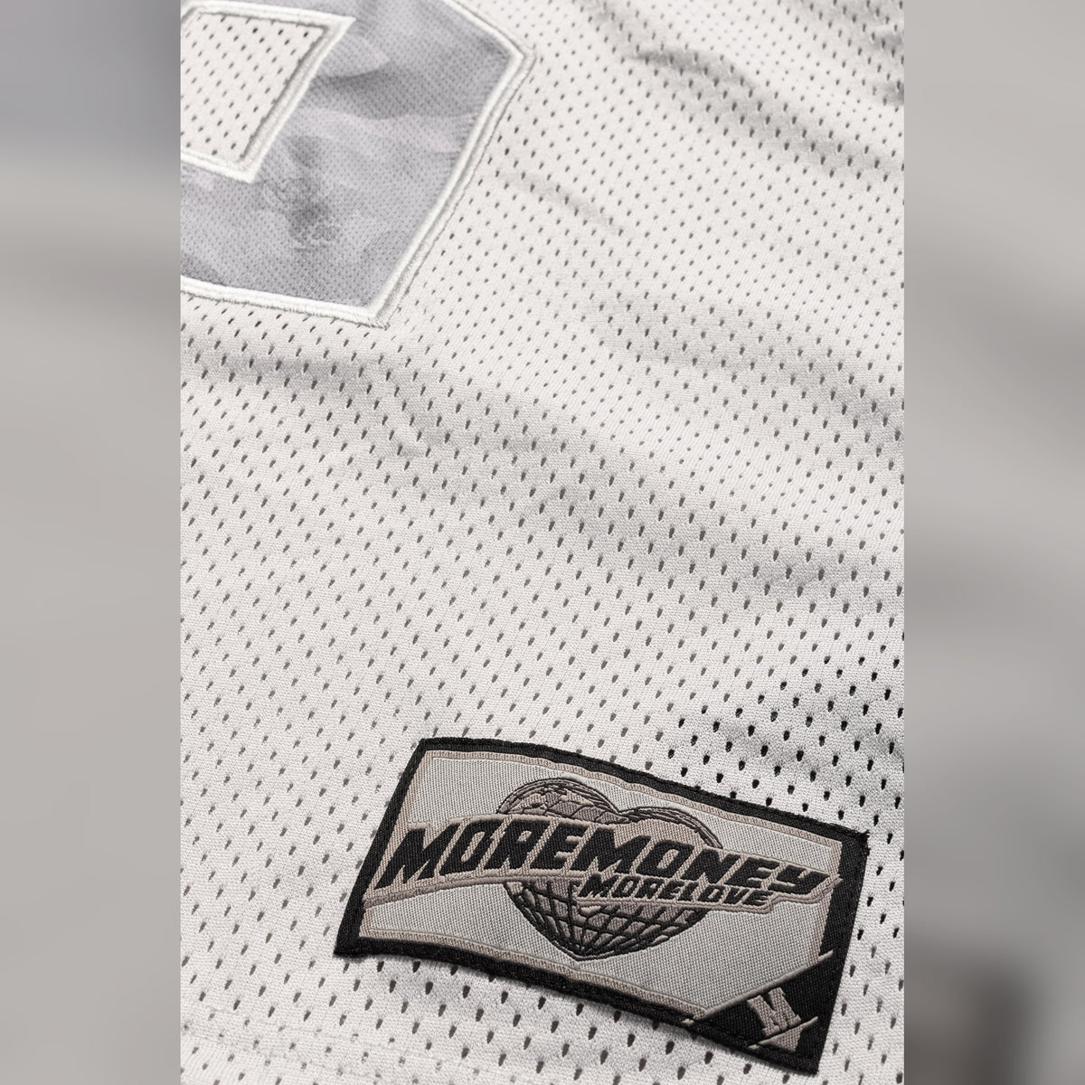PLUS MESH JERSEY GREY