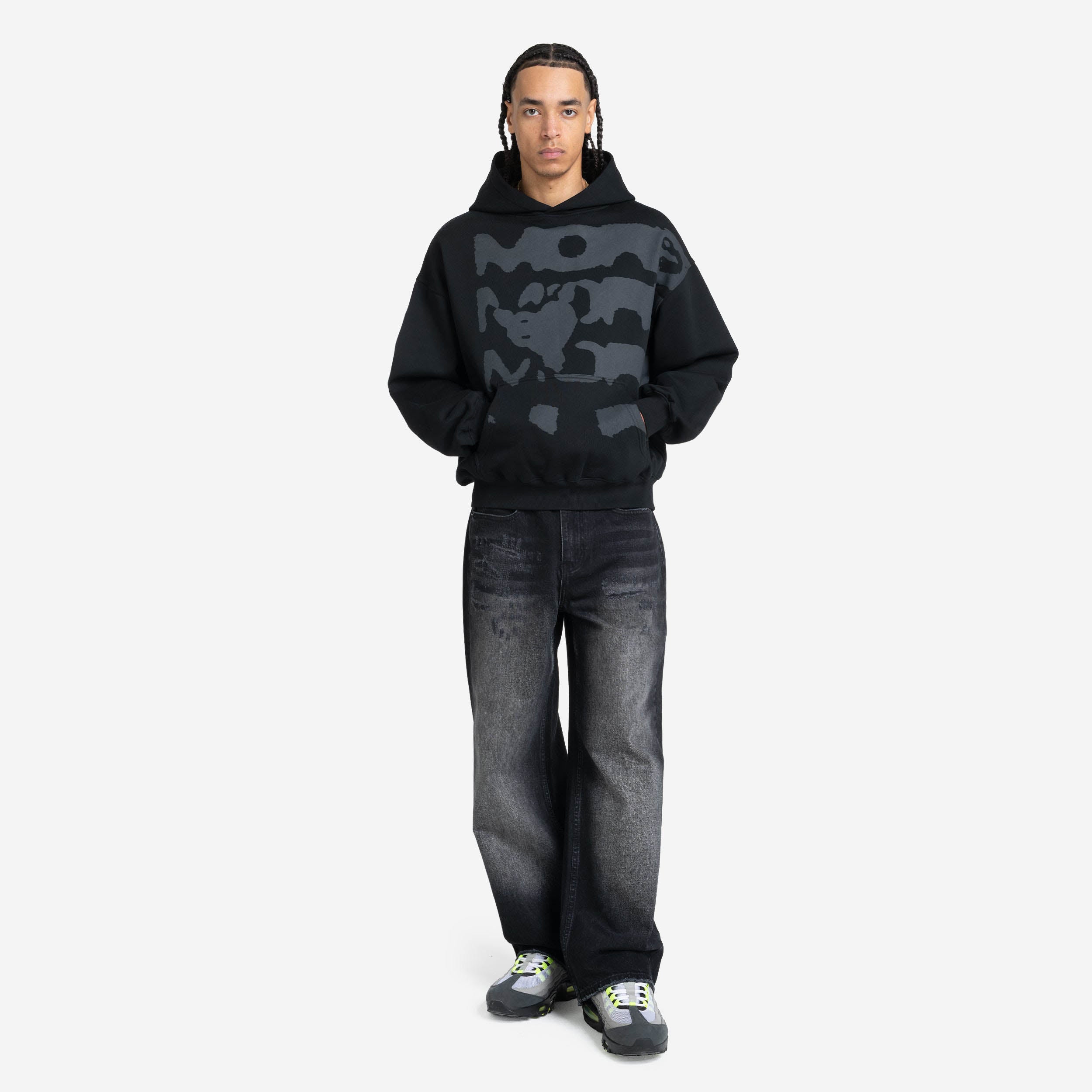 RADIANT CASH HOODIE ALL BLACK