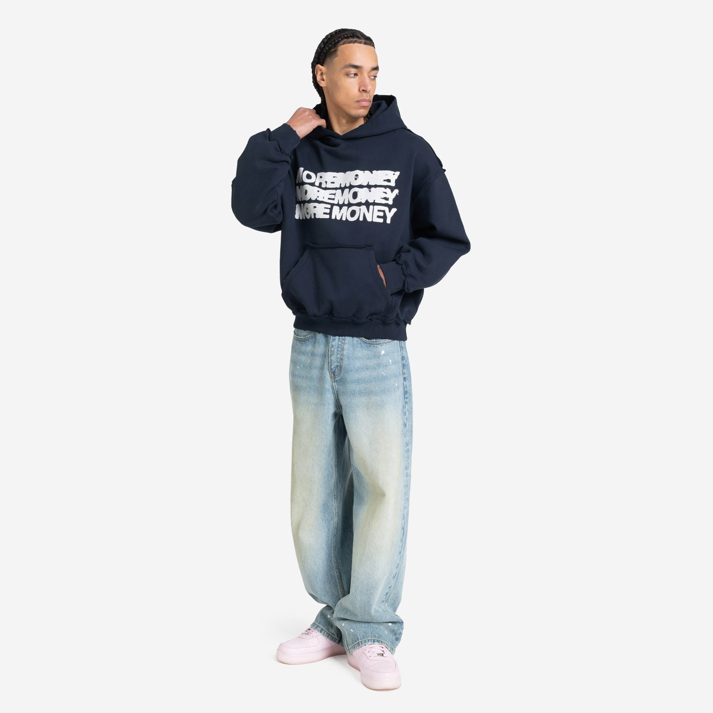 TRIOLOGY HOODIE NAVY