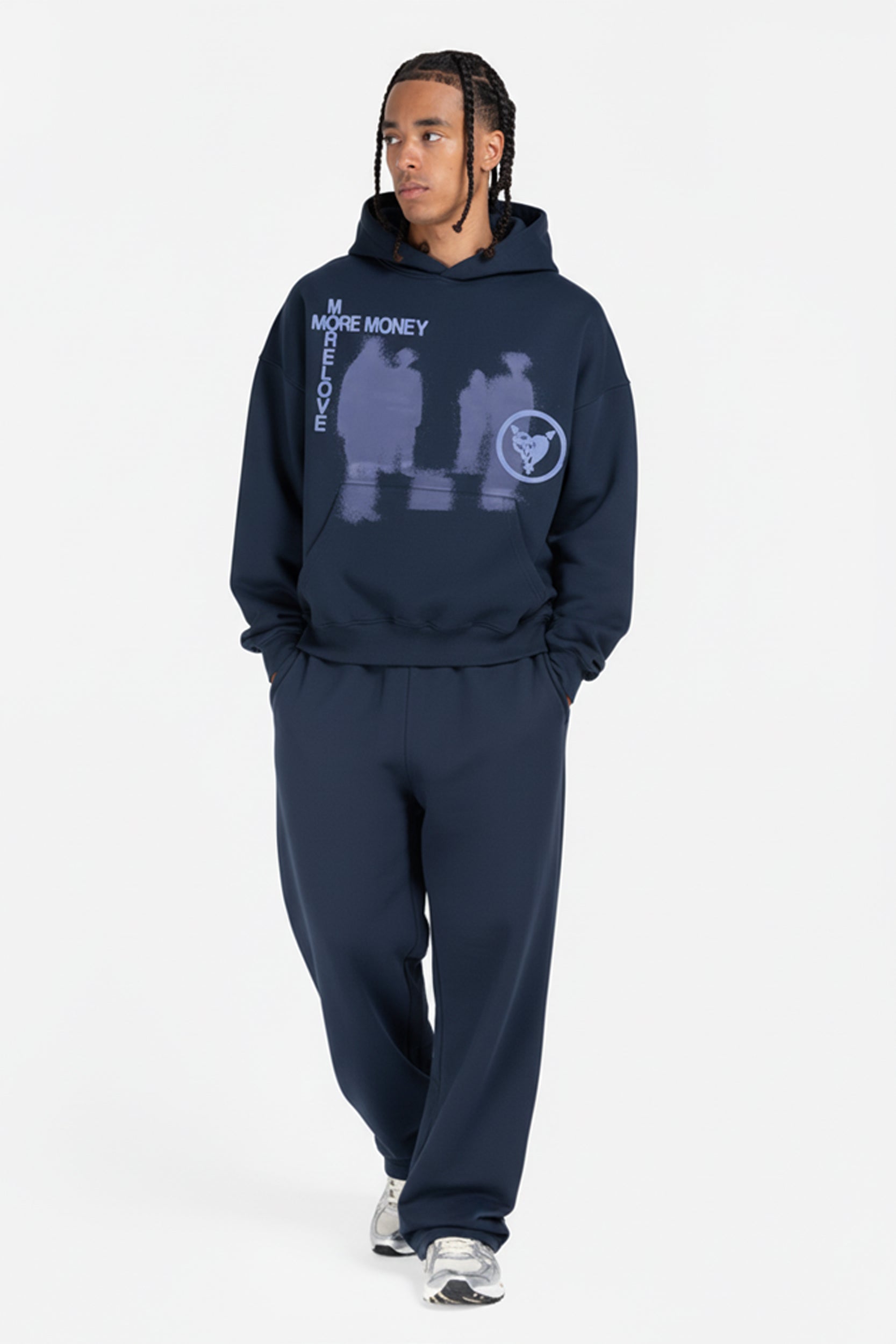 LOST BOND HOODIE NAVY