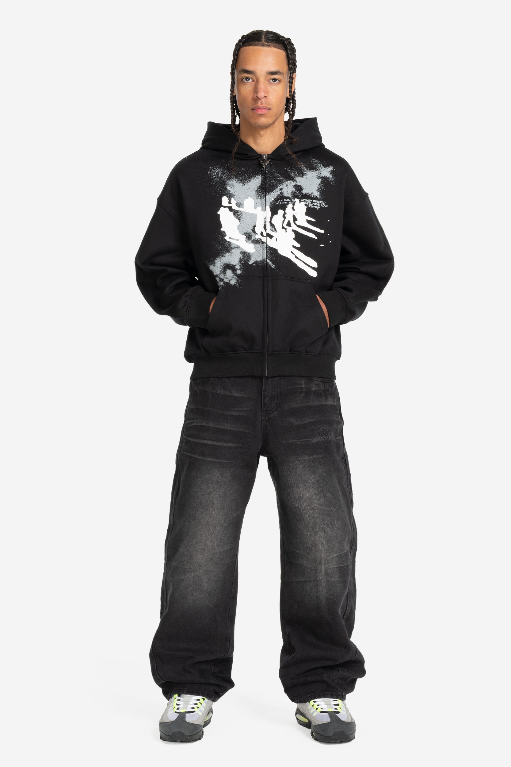 TRANSCENDENTAL ZIP ALL BLACK