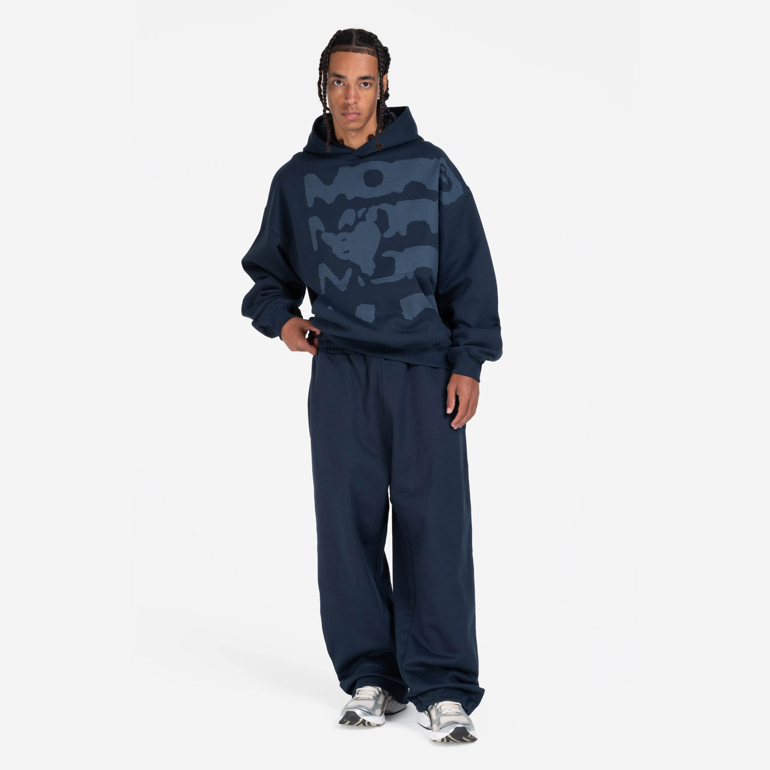OPEN LEG JOGGER NAVY
