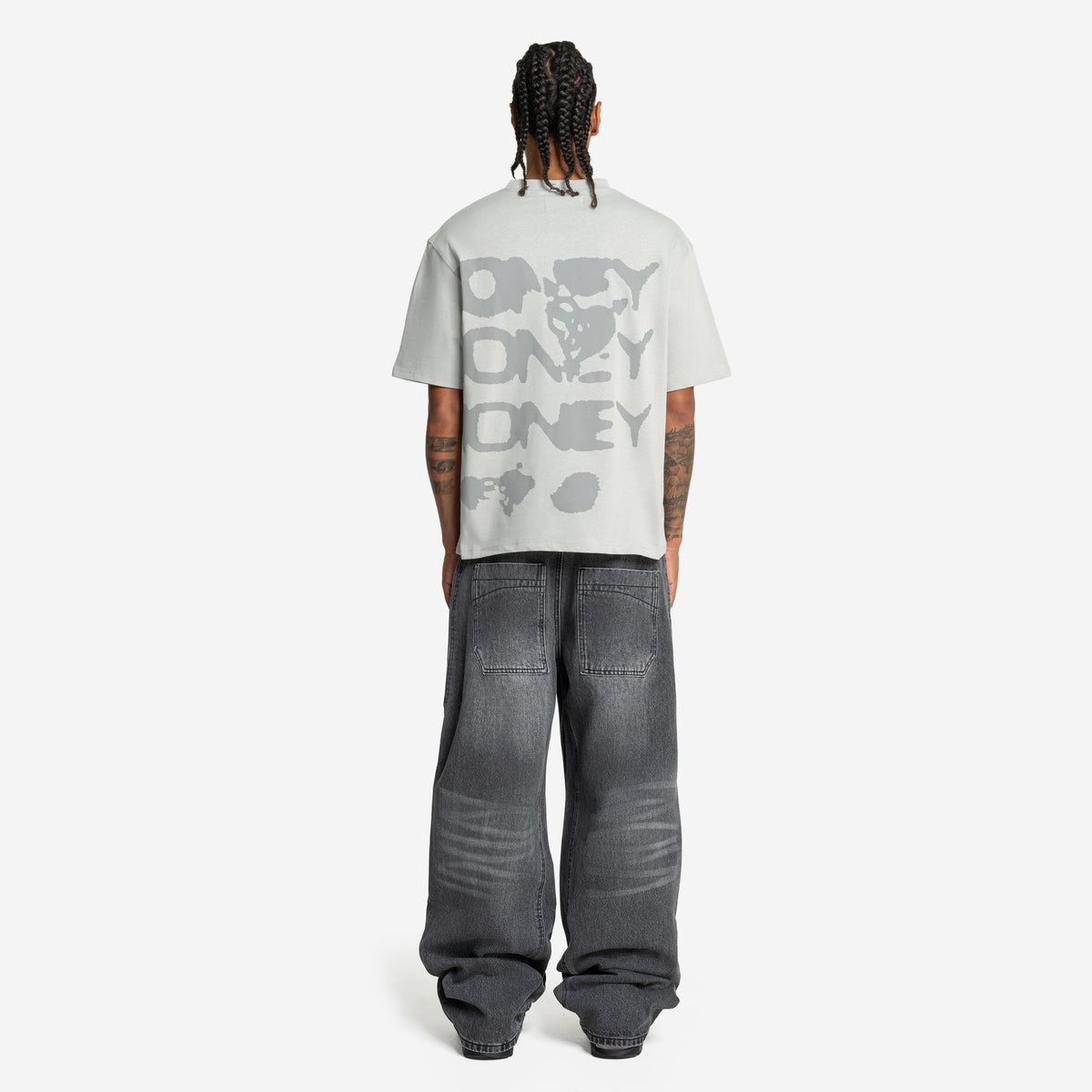 RADIANT CASH TEE LIGHT GREY