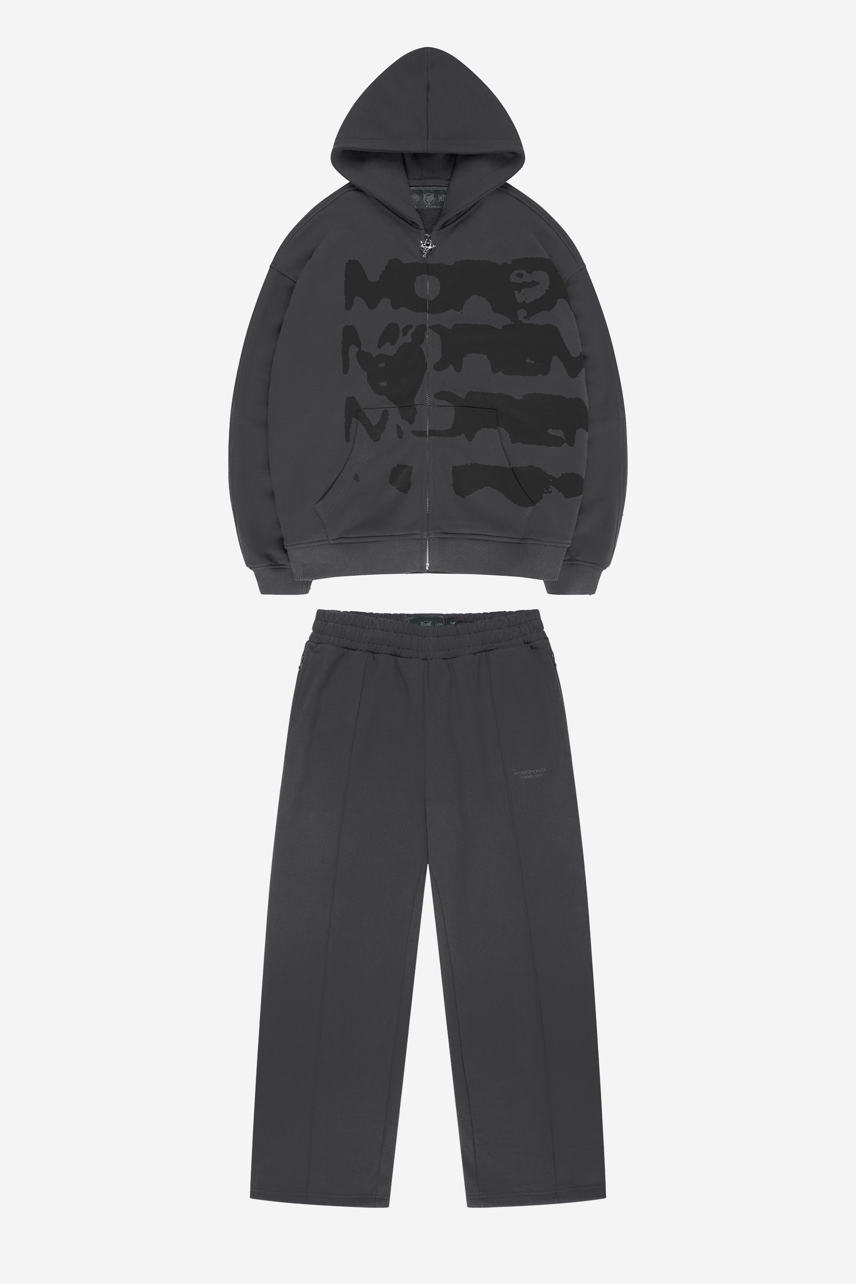 RADIANT CASH ZIP DARK GREY + BASE JOGGER DARK GREY