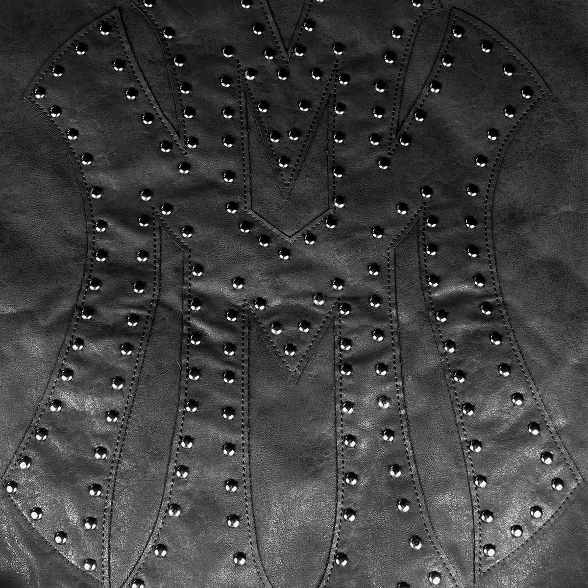 DA BIG M LEATHER JACKET BLACK