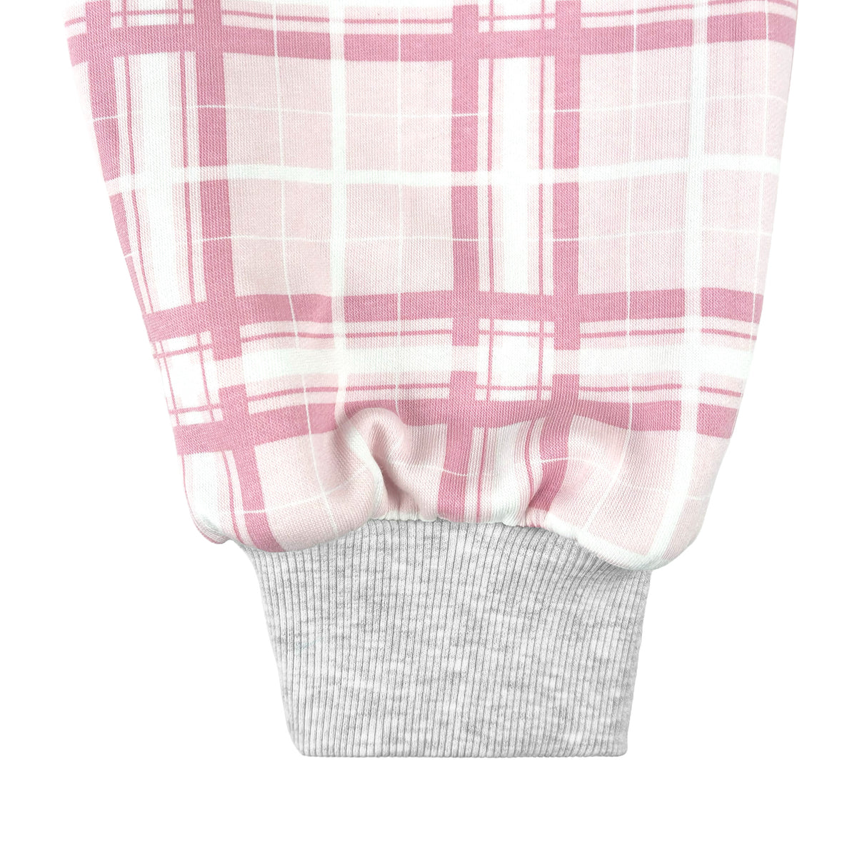 REVERSIBLE PLAID ZIP HOODIE PINK