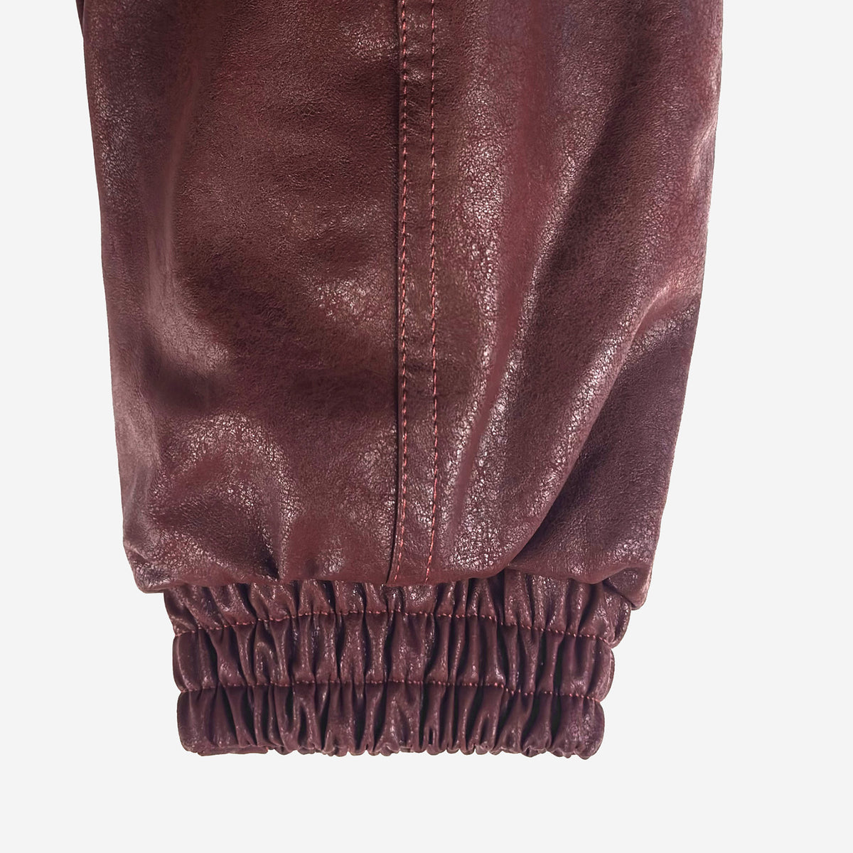 DA BIG M LEATHER JACKET RED
