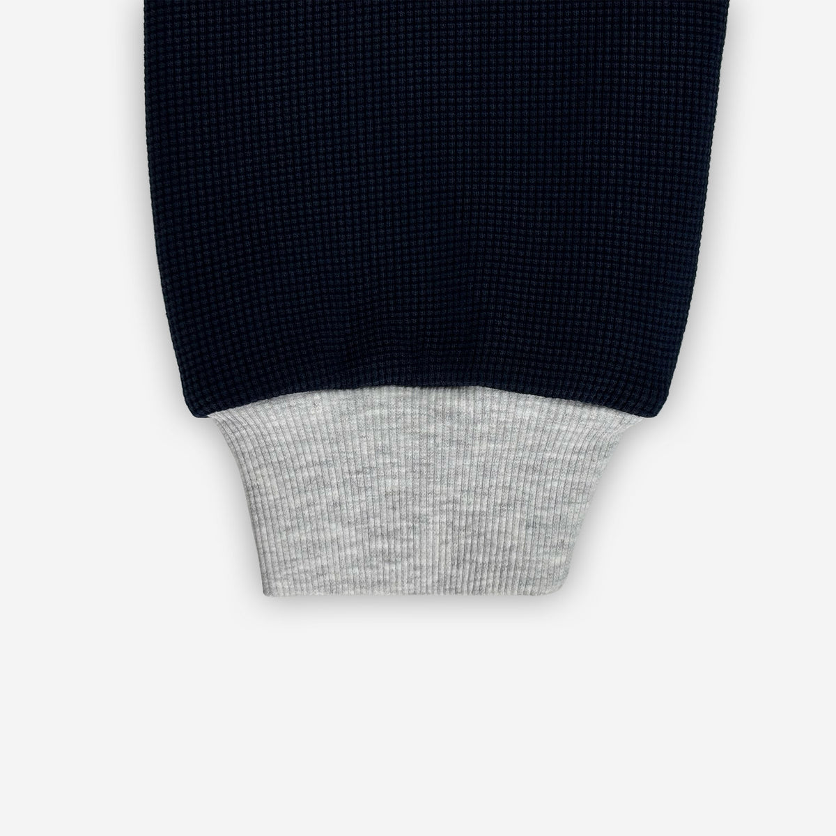 REVERSIBLE LEGACY WAFFLE ZIP HOODIE DARK NAVY