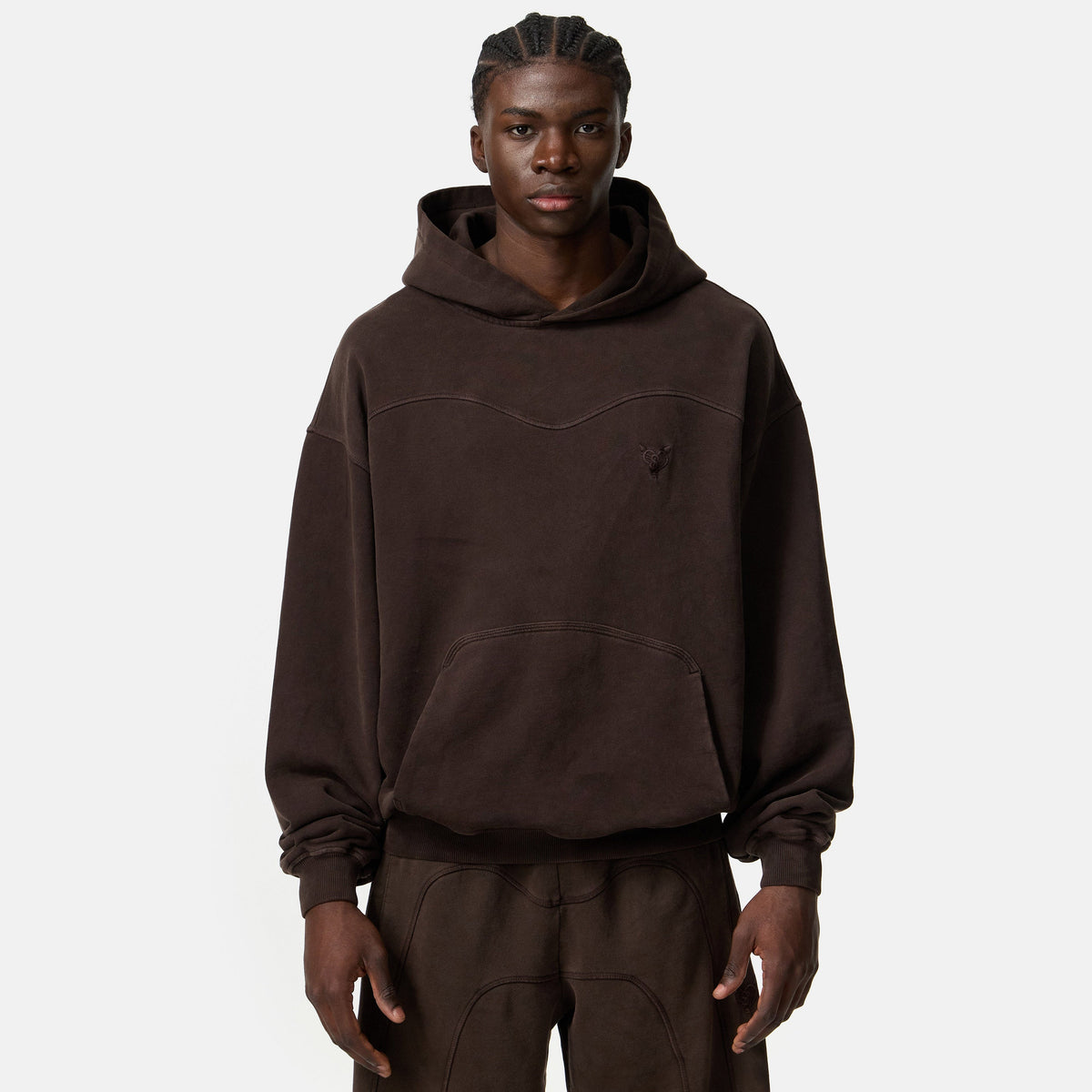 STACKS HOODIE BROWN