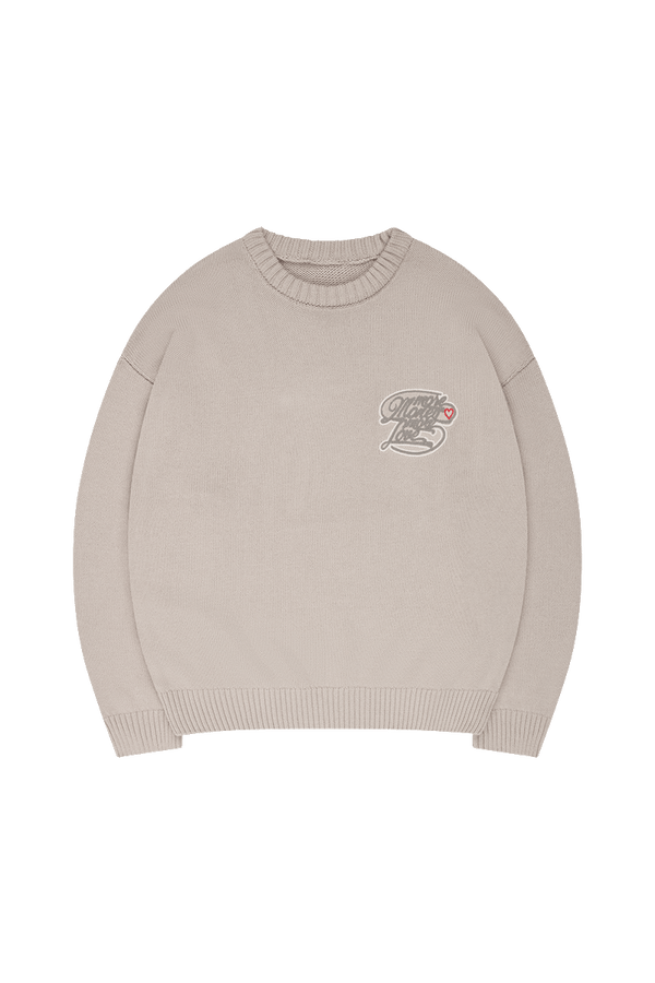 MORE LOVE KNIT GREY