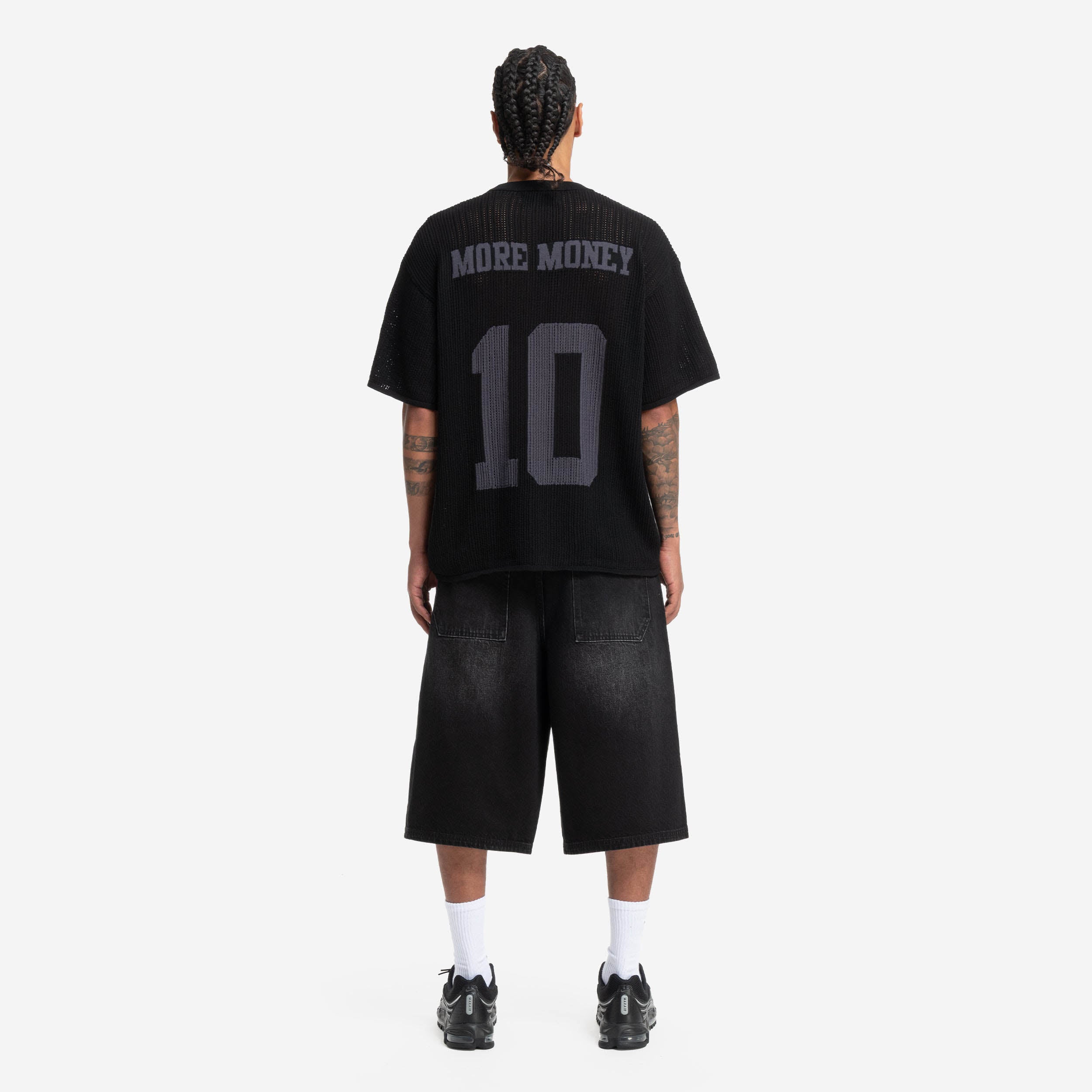 KNIT TEE JERSEY BLACK