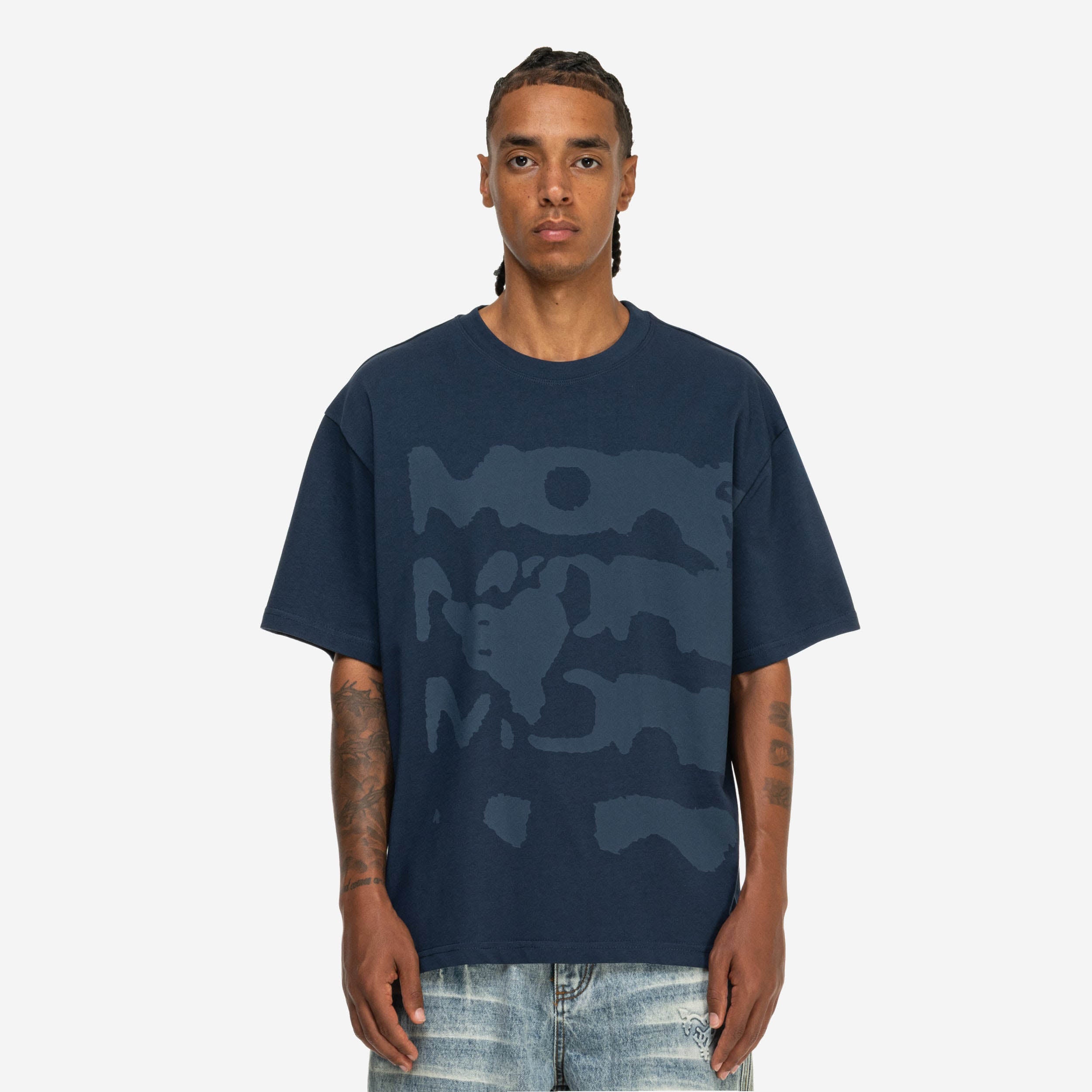 RADIANT CASH TEE NAVY