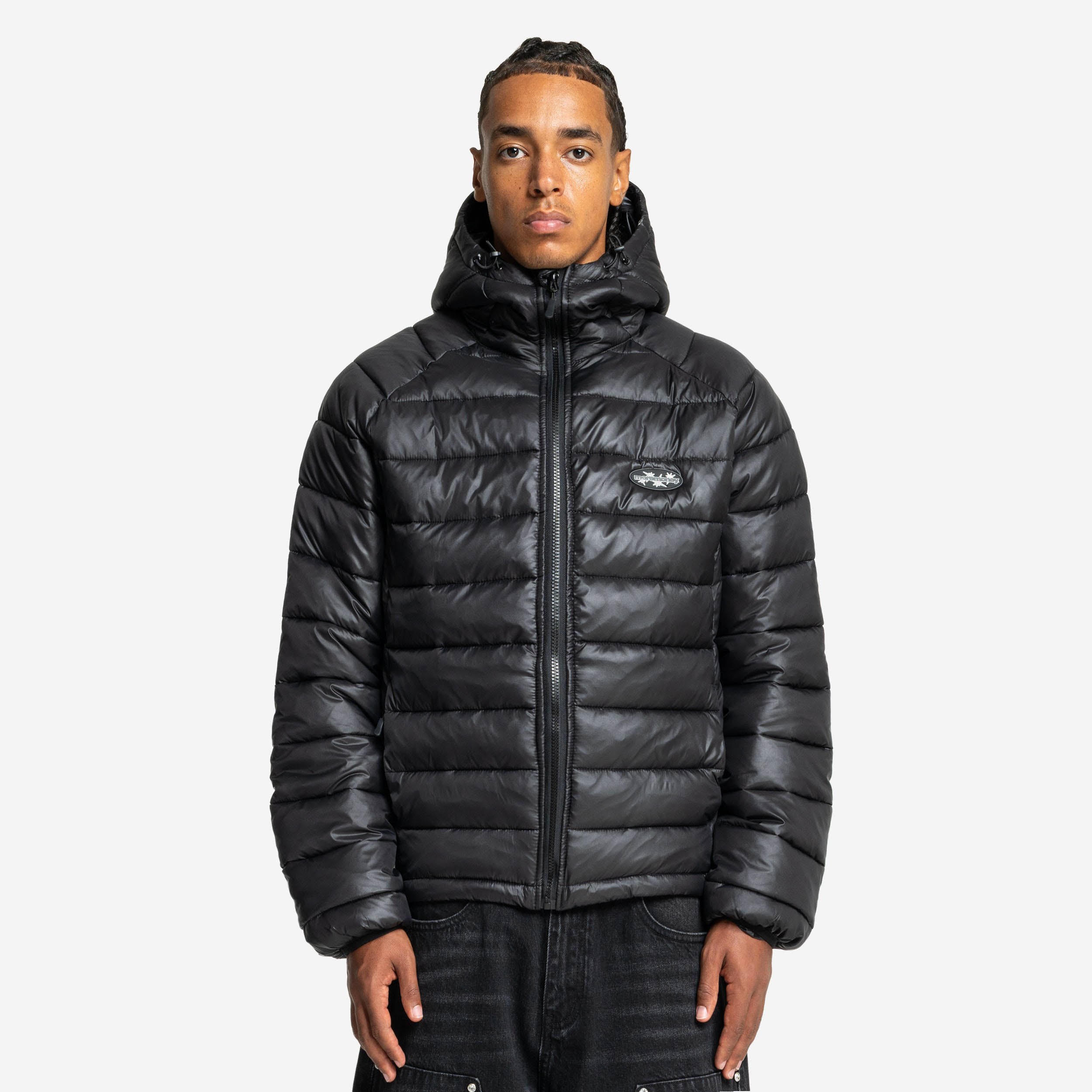 SLIM PUFFA JACKET BLACK