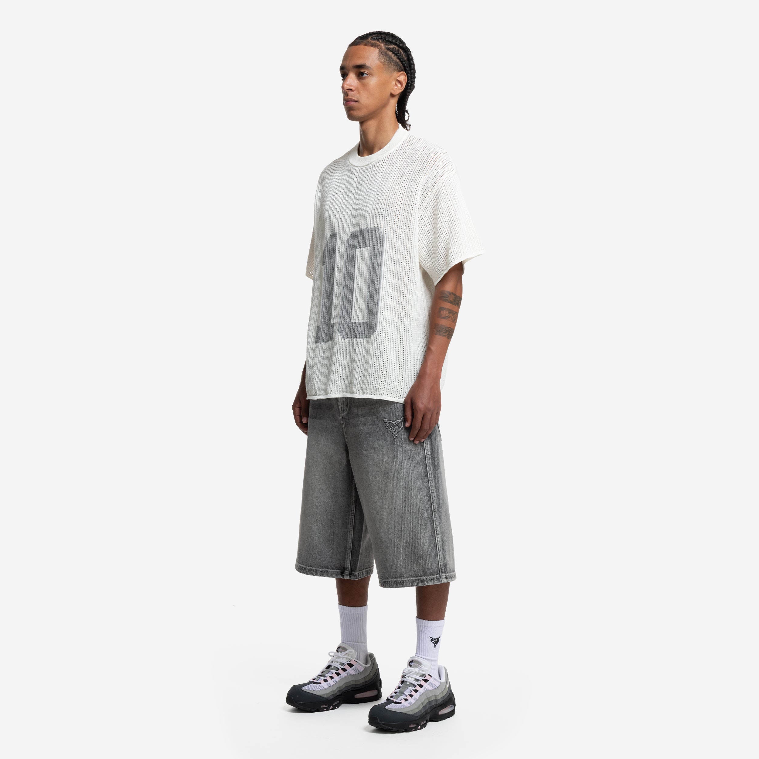 KNIT TEE JERSEY WHITE