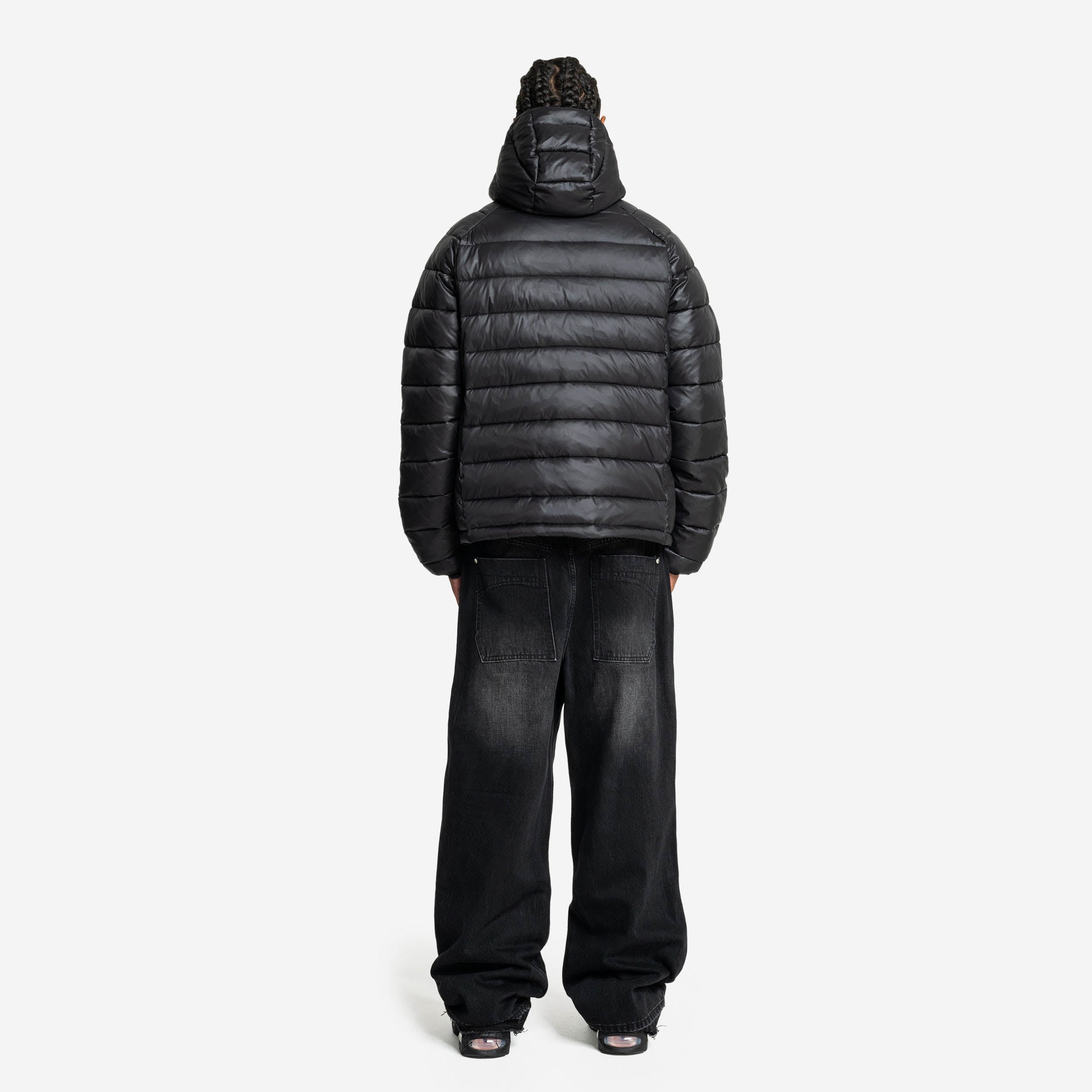 SLIM PUFFA JACKET BLACK