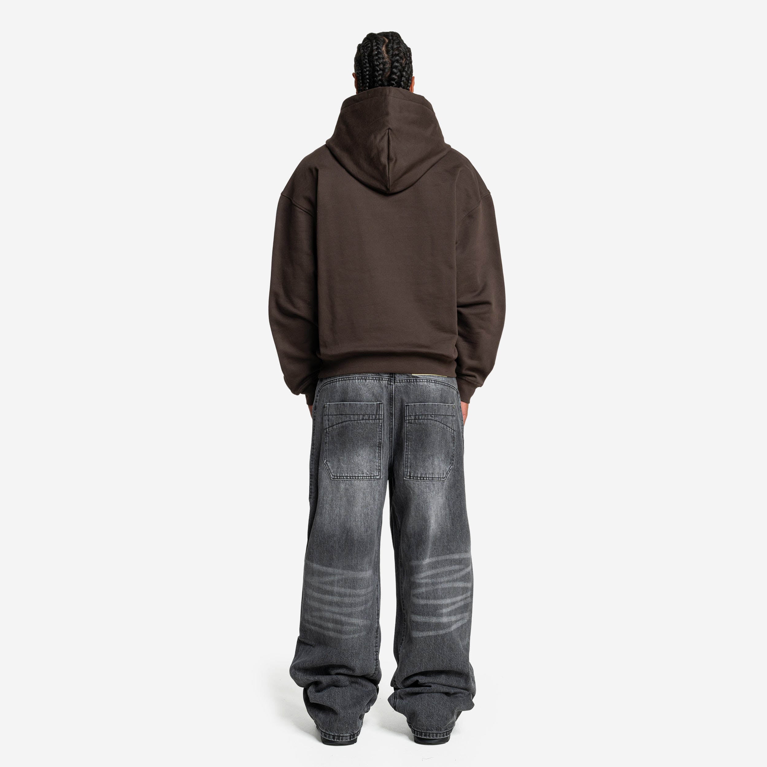 WET DREAM HOODIE DARK BROWN