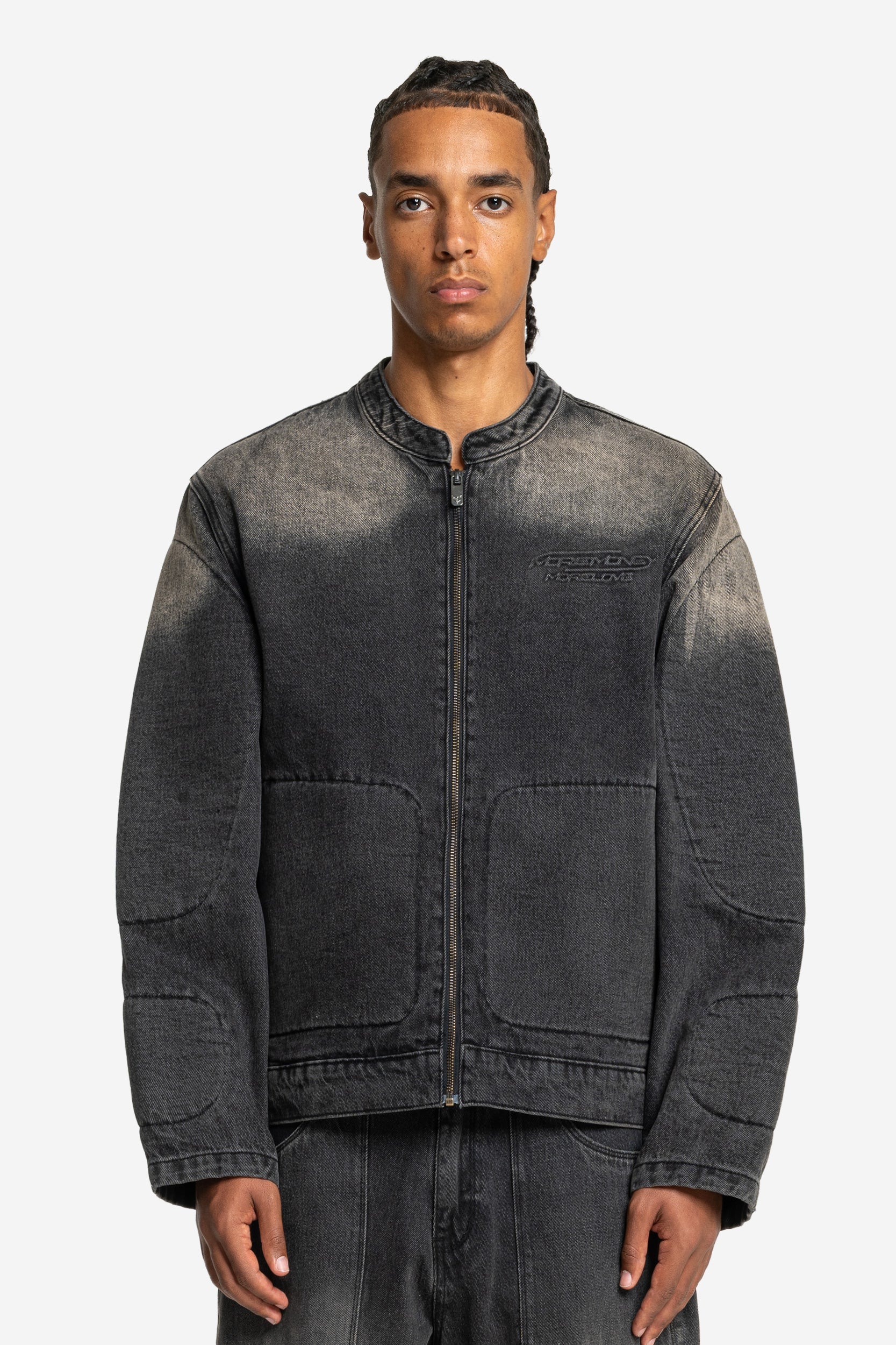 PADDED DENIM JACKET