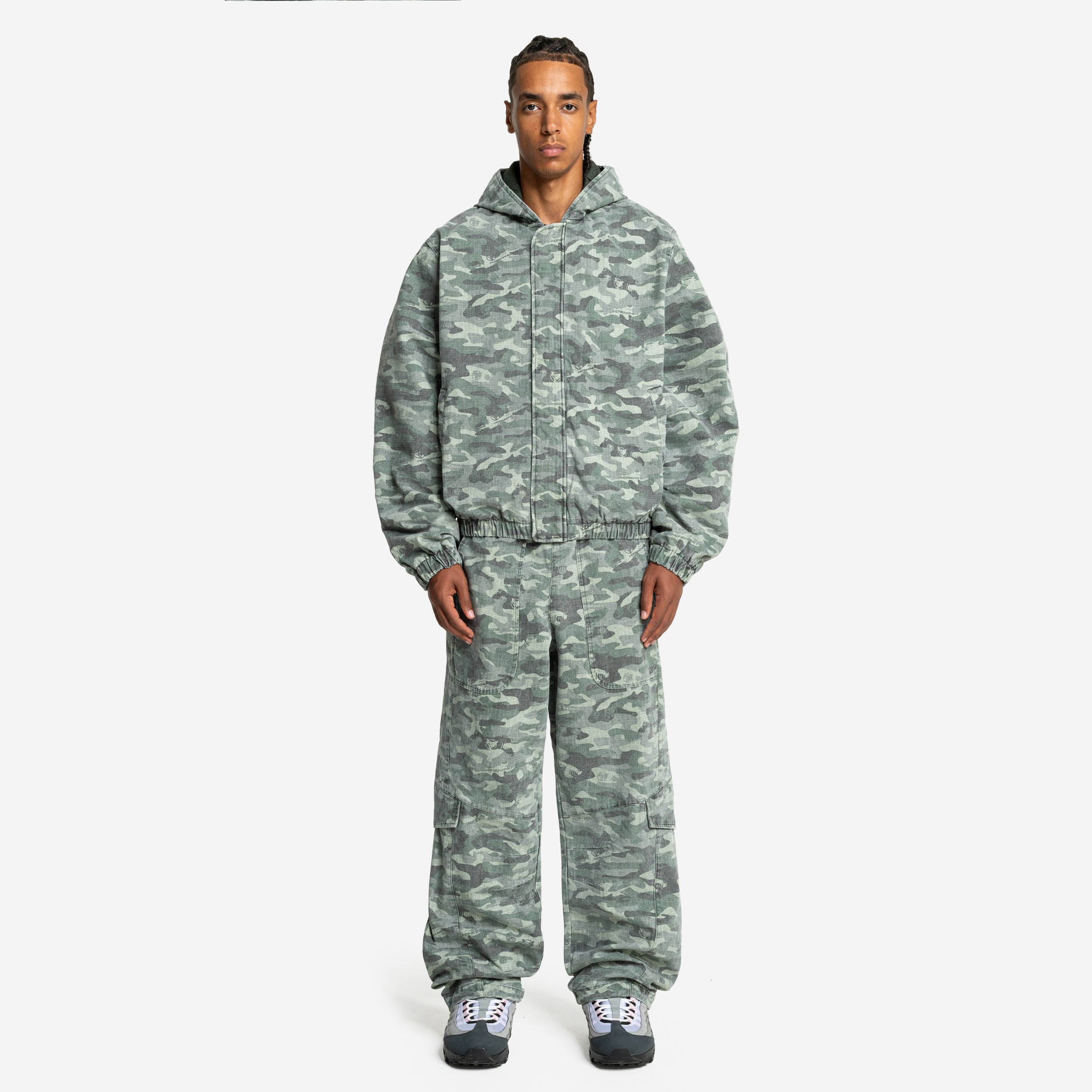 RIPSTOP PANTS CAMO GREEN