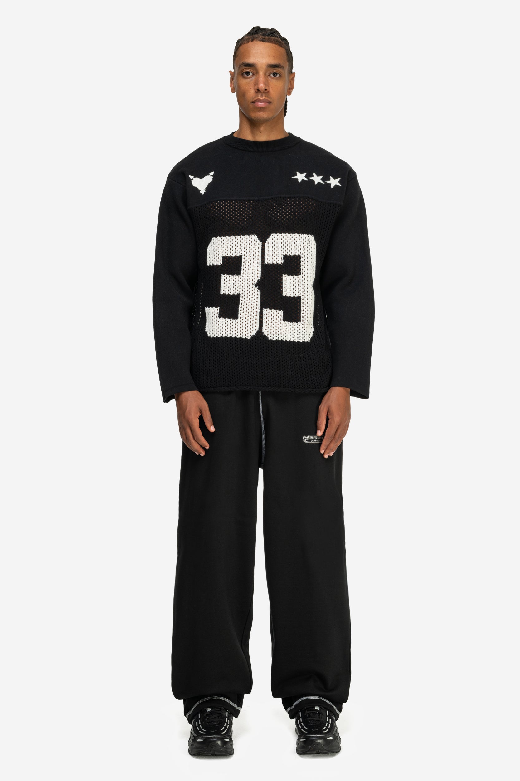 KNIT JERSEY BLACK